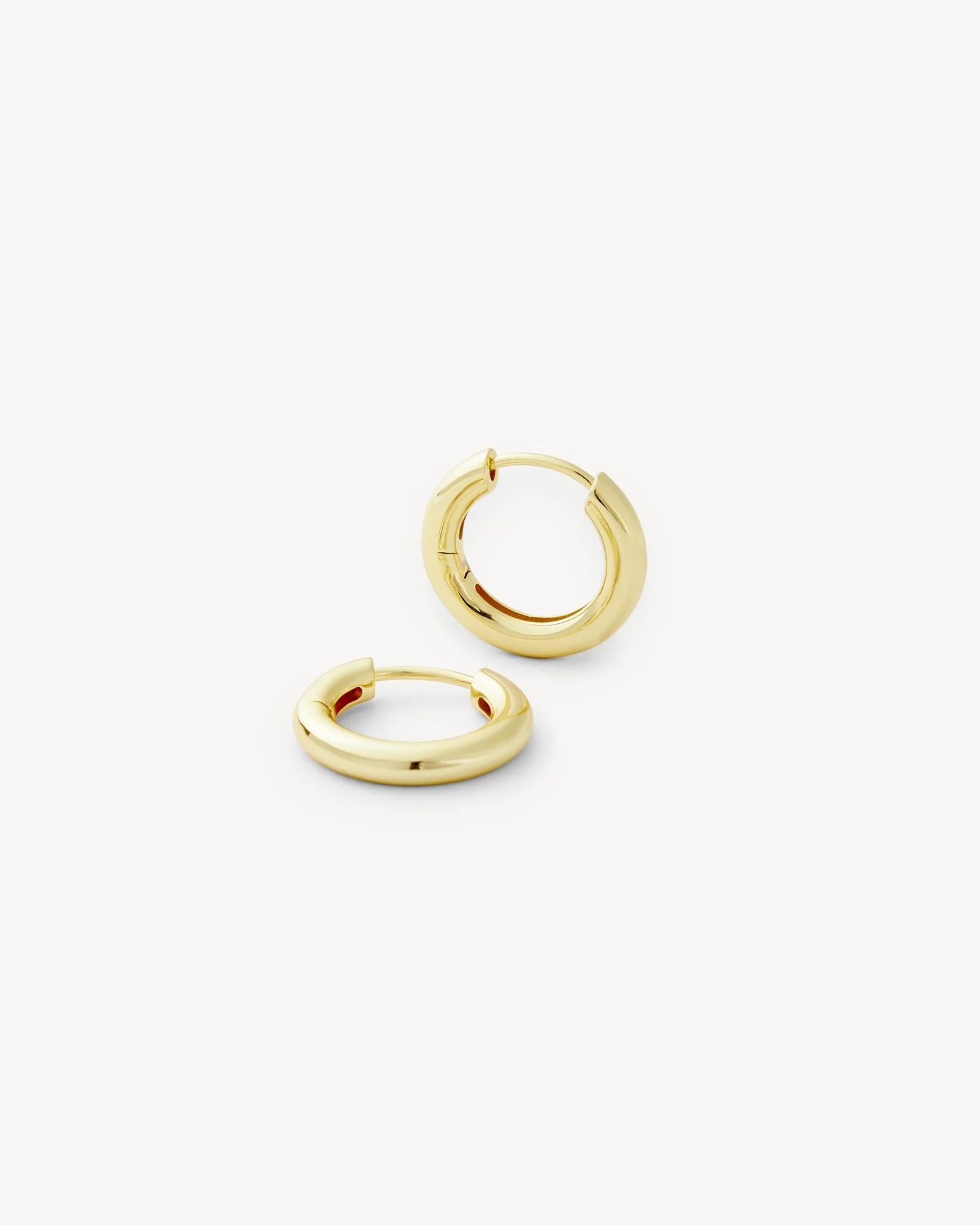Petite Hoops in Gold - Image 3