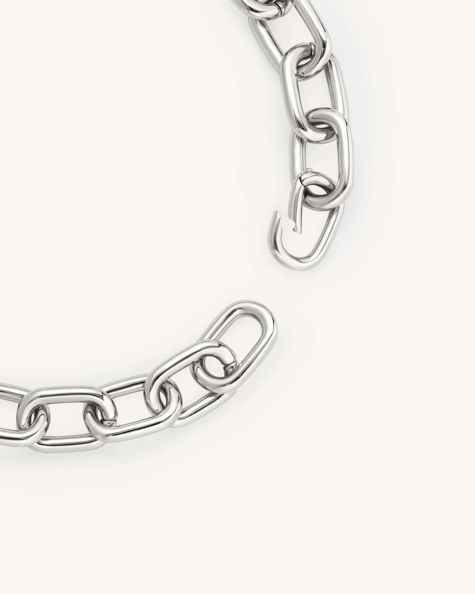 Interchangeable Link Necklace in Silver - Image 3