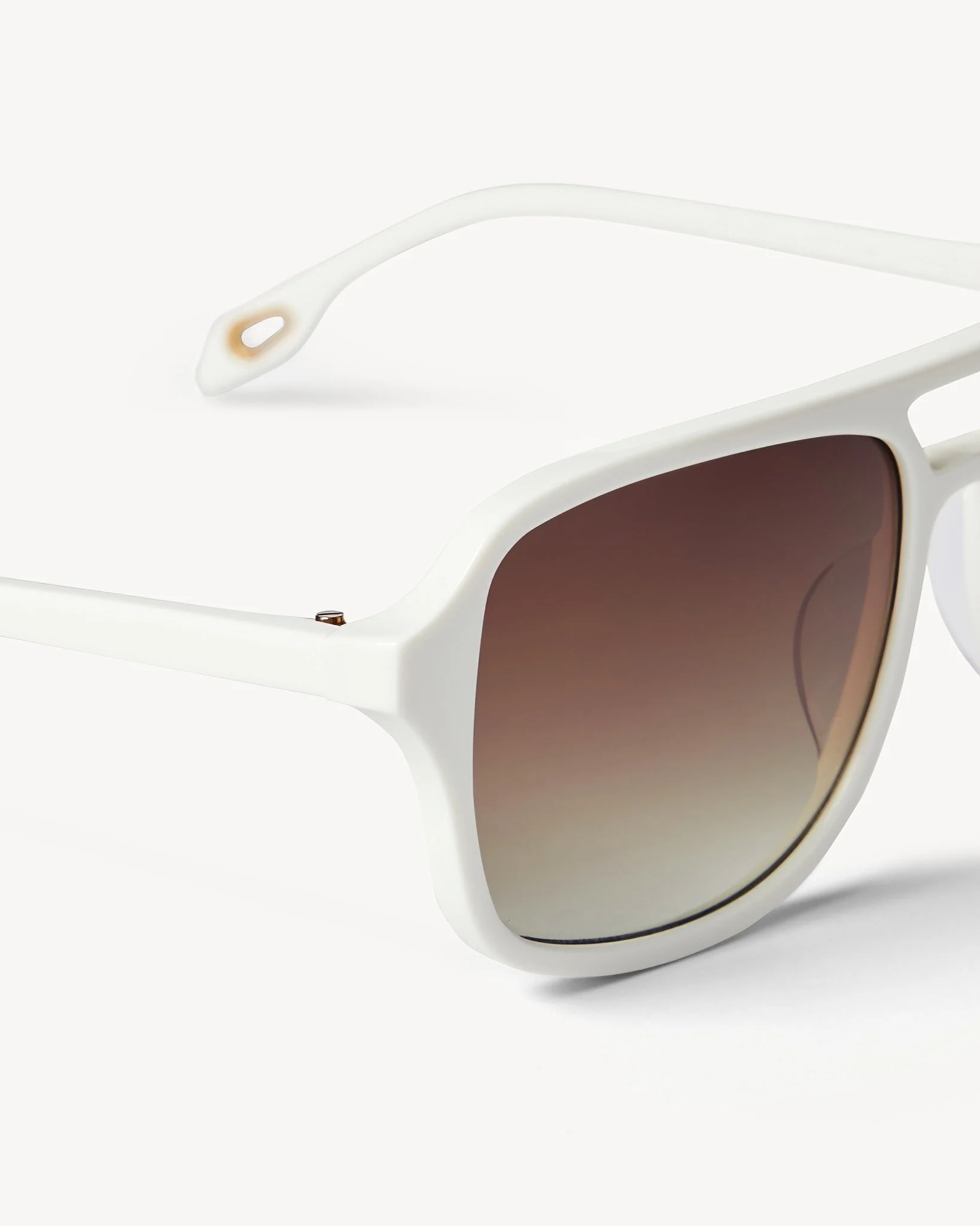 Jane Sunglasses in White - Image 3