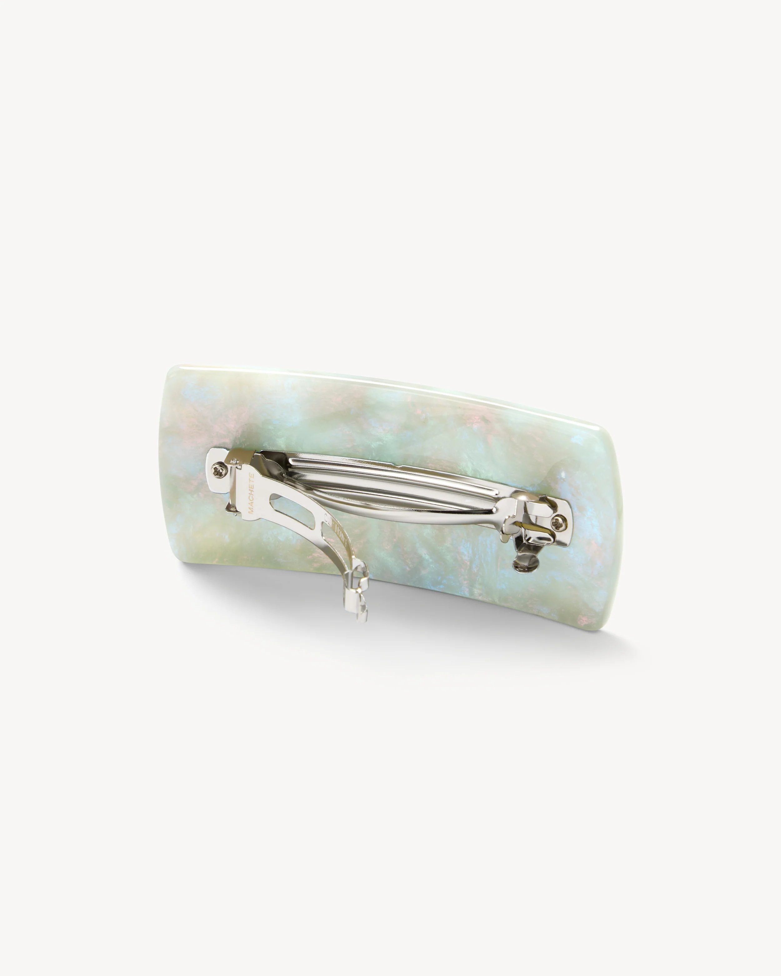 Jumbo Box Barrette in Astral Mint - Image 2