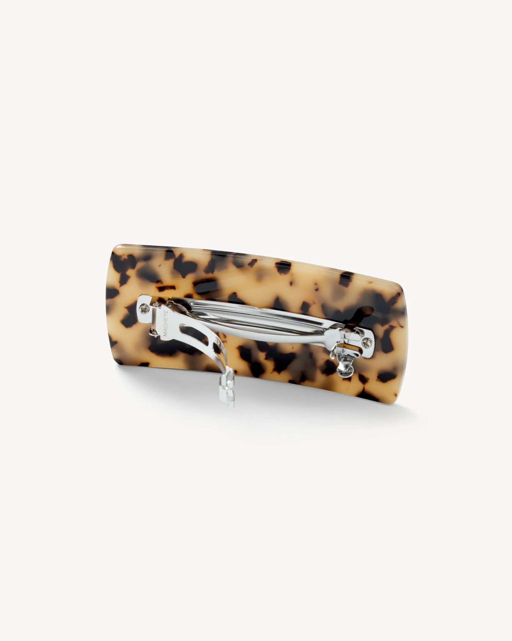 Jumbo Box Barrette in Blonde Tortoise - Image 2