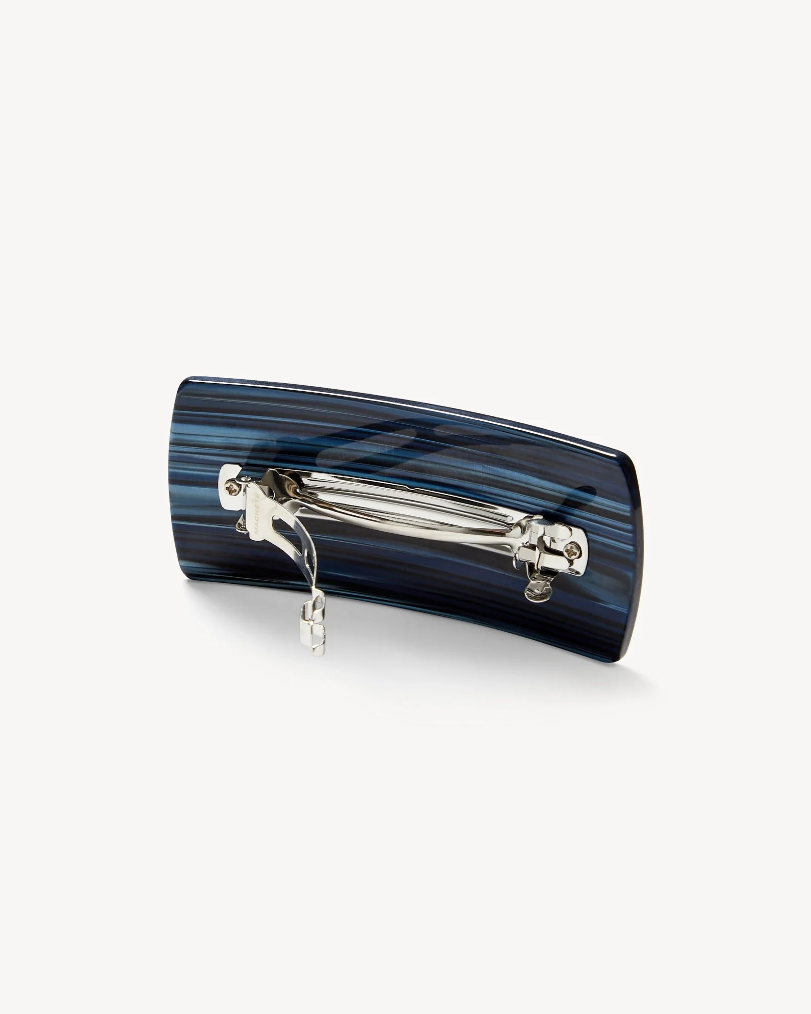 Jumbo Box Barrette in Indigo - Image 2