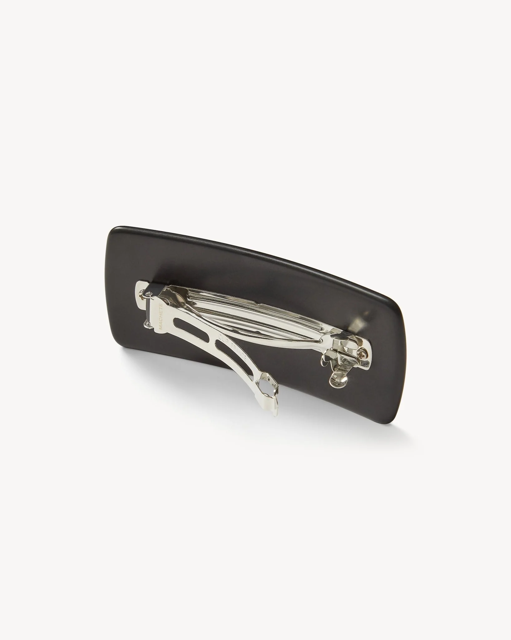 Jumbo Box Barrette in Black Matte - Image 2