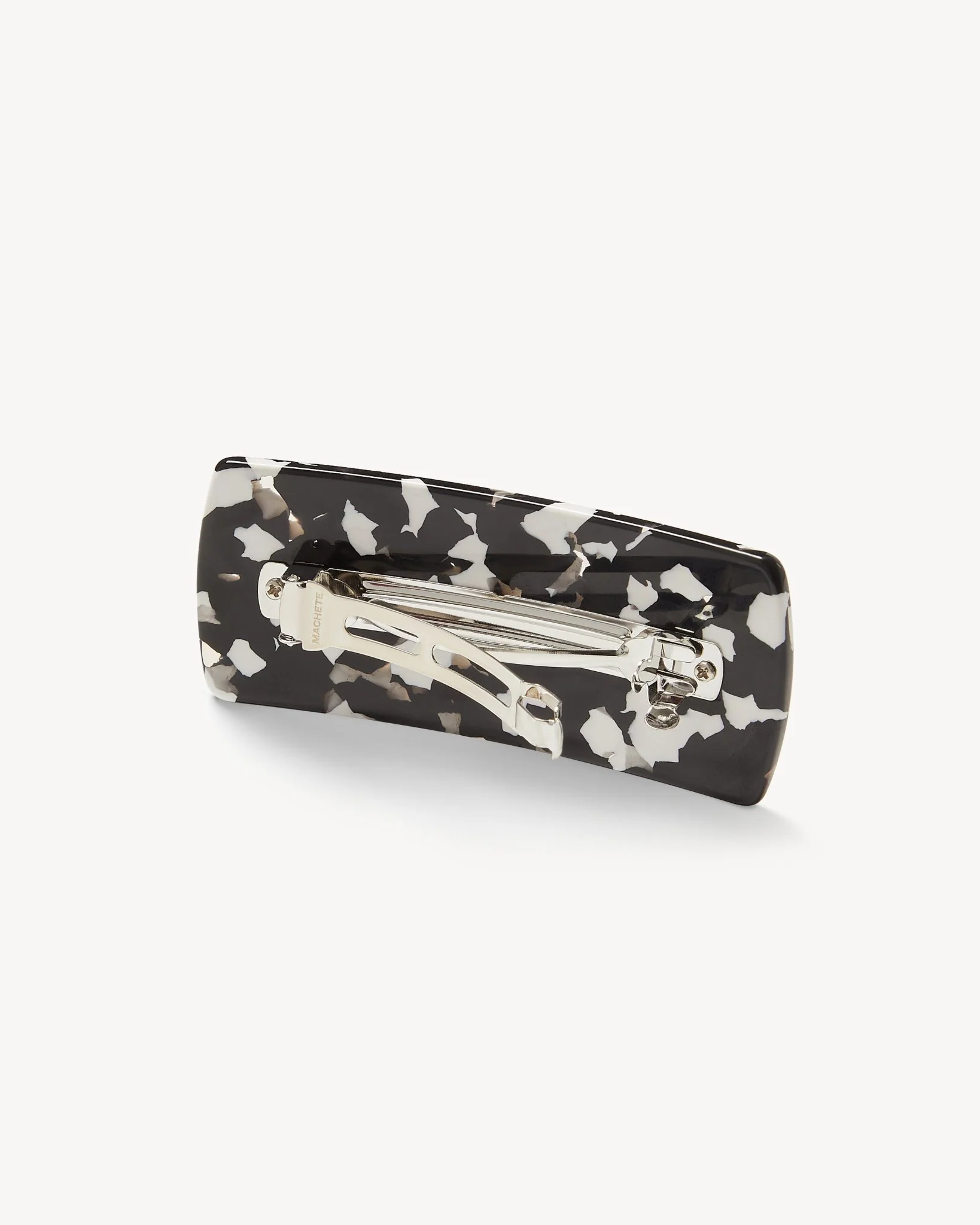 Jumbo Box Barrette in Noir - Image 2