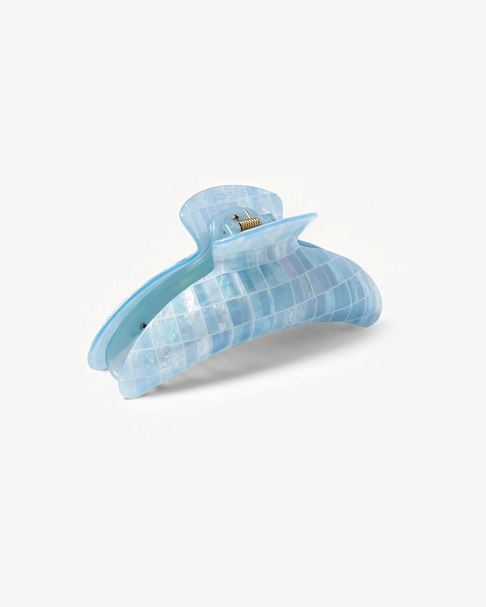 Jumbo Heirloom Claw in Blue Shell Checker - Image 2