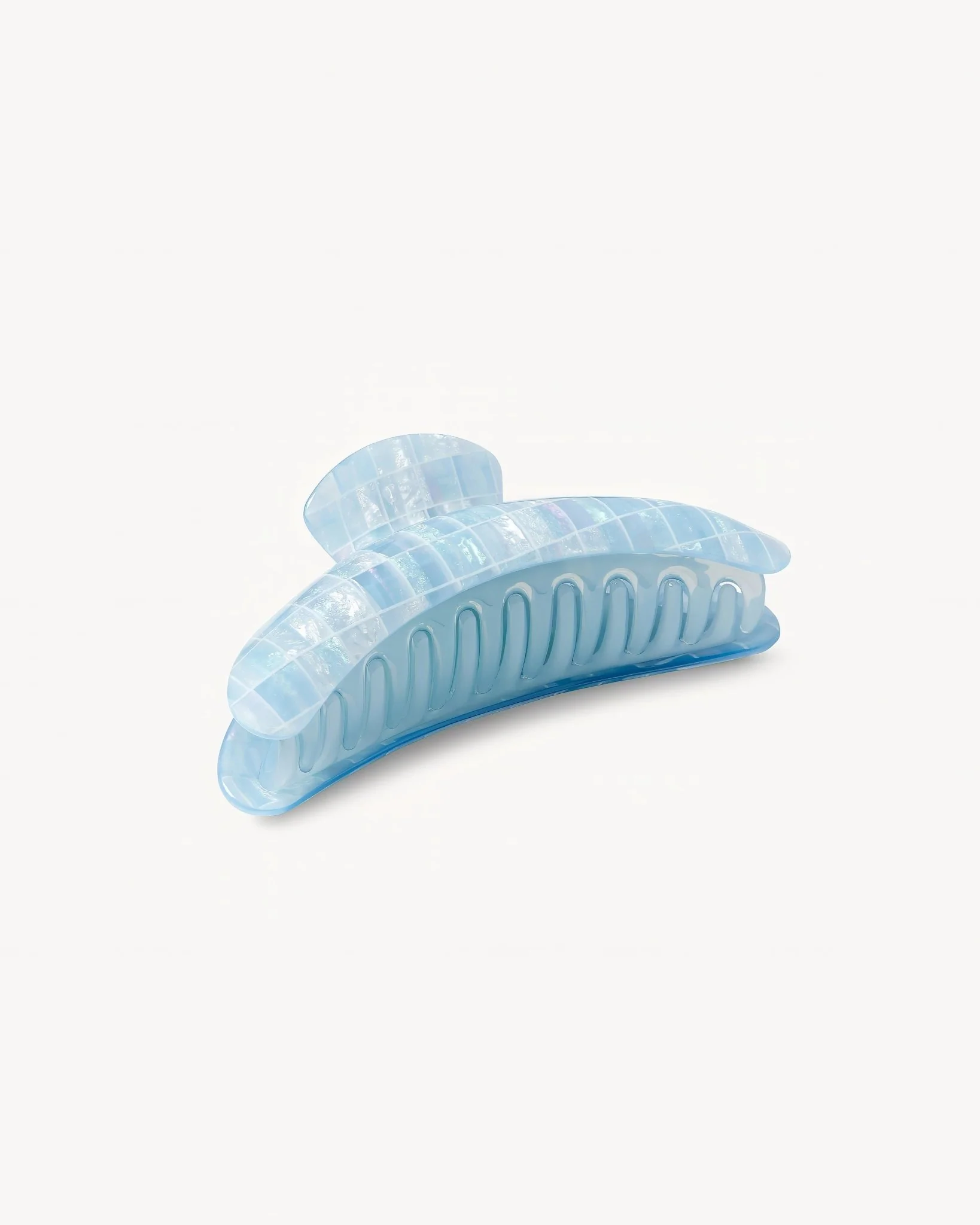 Jumbo Heirloom Claw in Blue Shell Checker - Image 3
