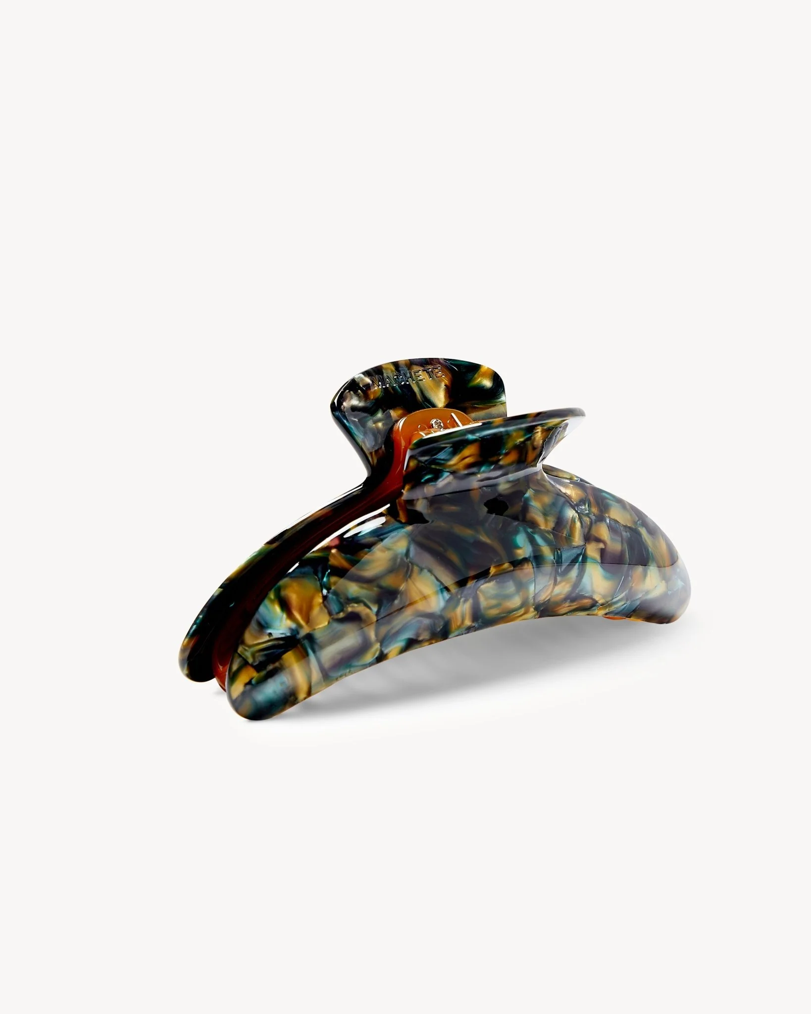 Jumbo Heirloom Claw in Green Tortoise - Image 2