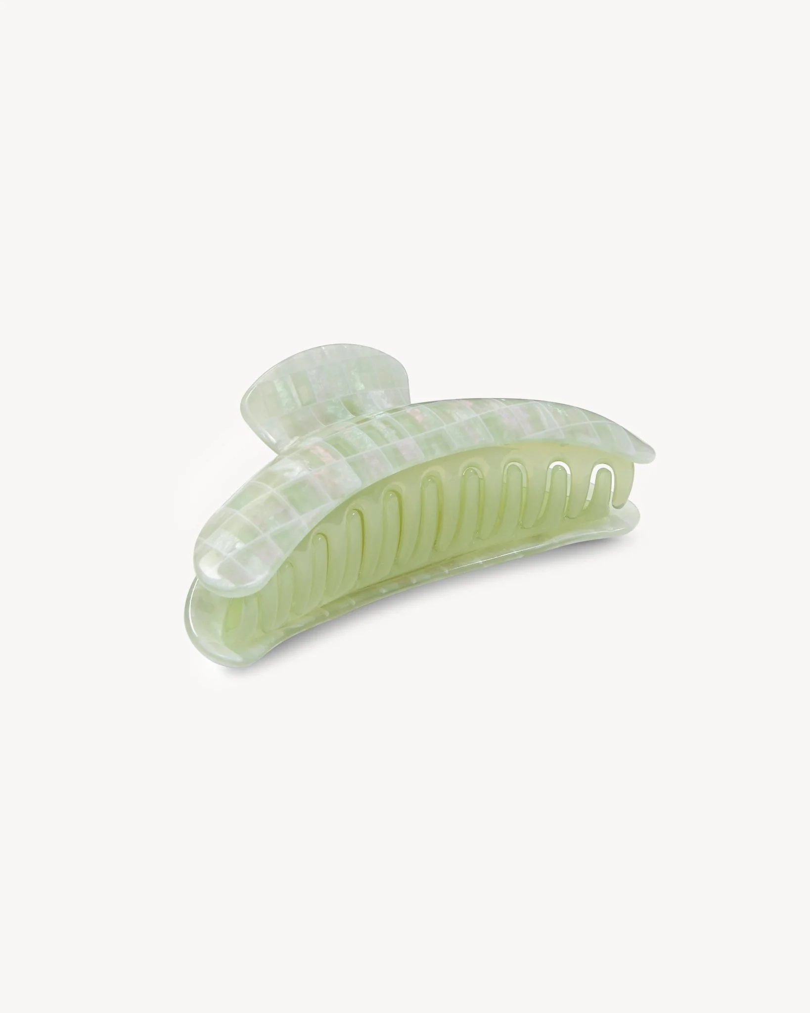Jumbo Heirloom Claw in Mint Shell Checker - Image 3