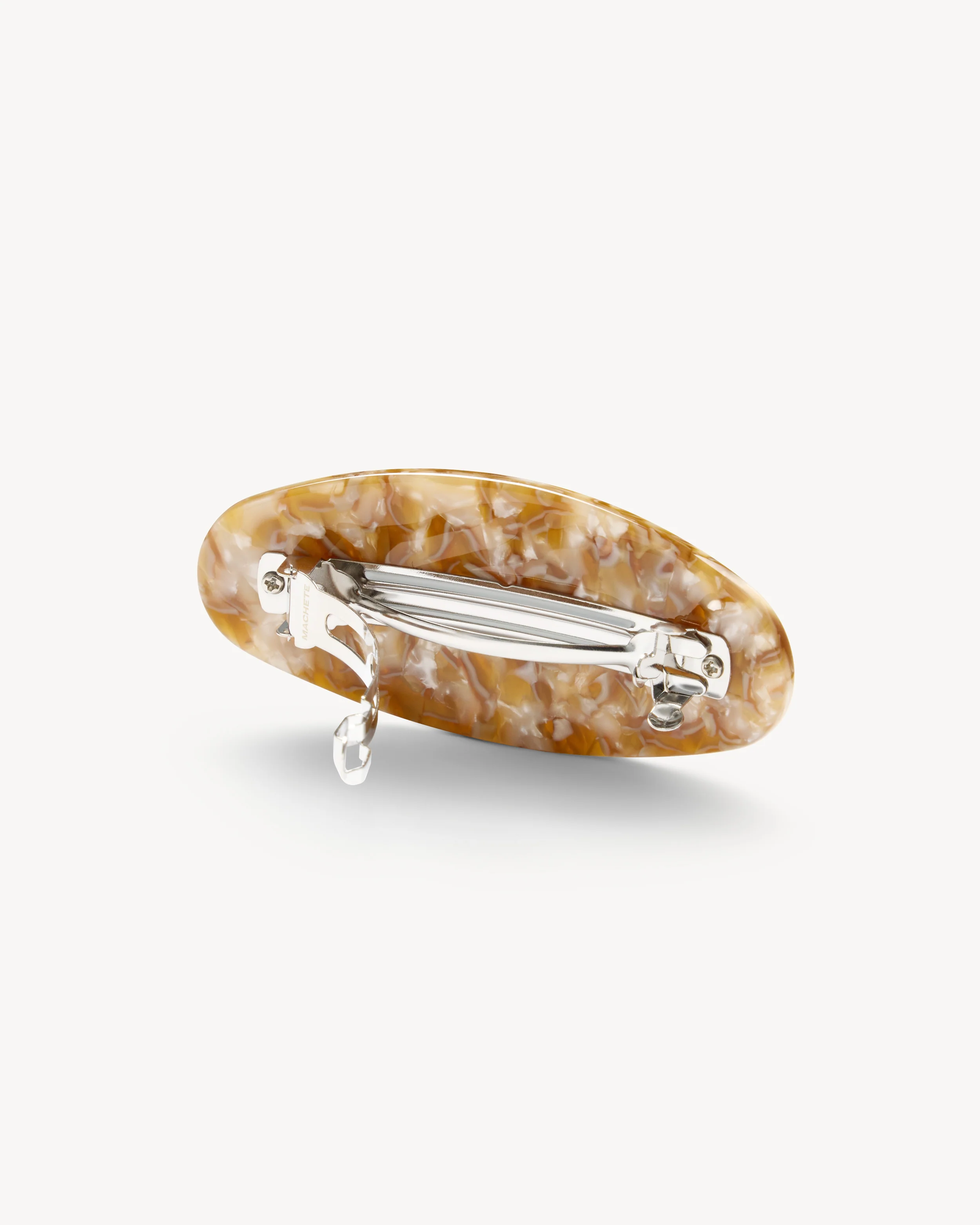 Jumbo Oval Barrette in Baja Tortoise - Image 2