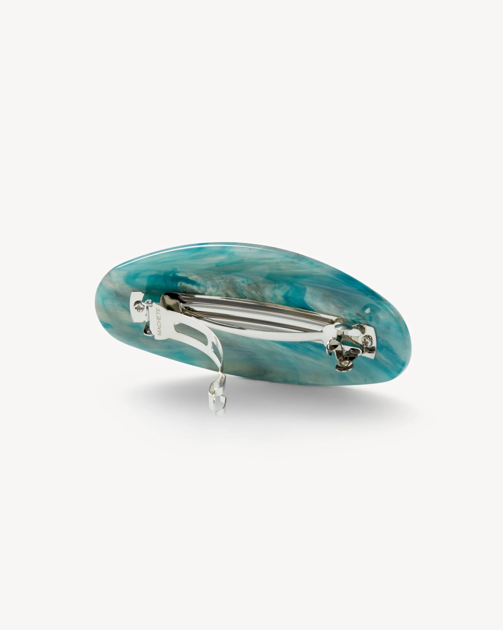 Jumbo Oval Barrette in Jadeite - Image 2