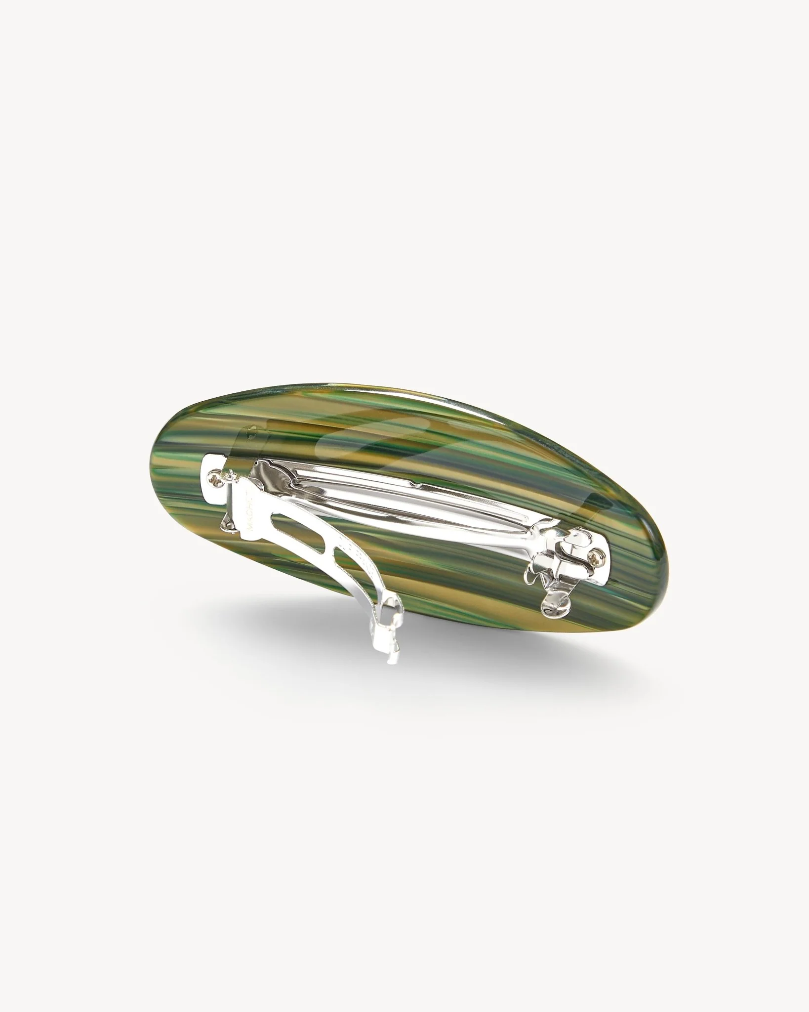 Jumbo Oval Barrette in Meadow - Image 2
