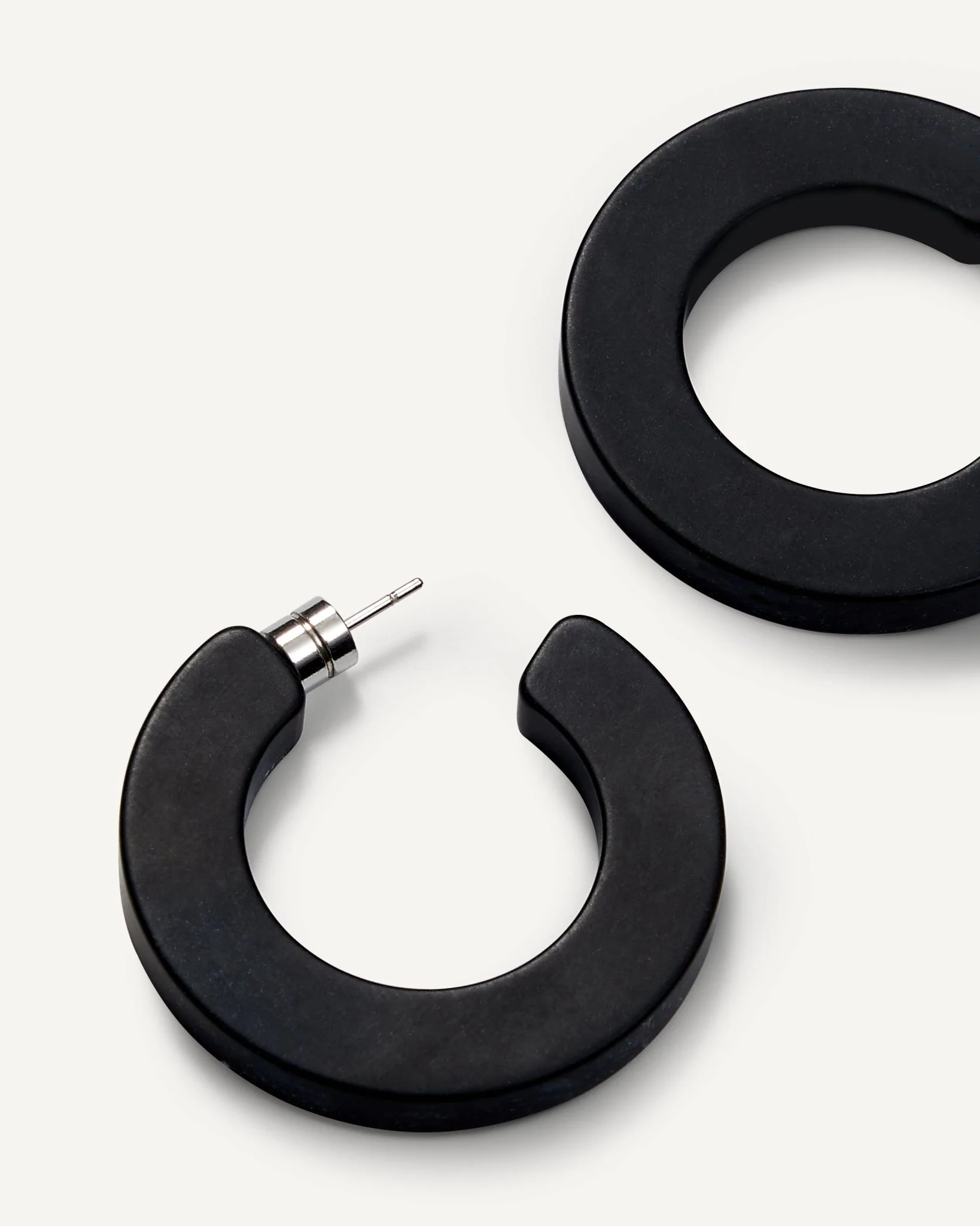 Kate Hoops in Black Matte - Image 2