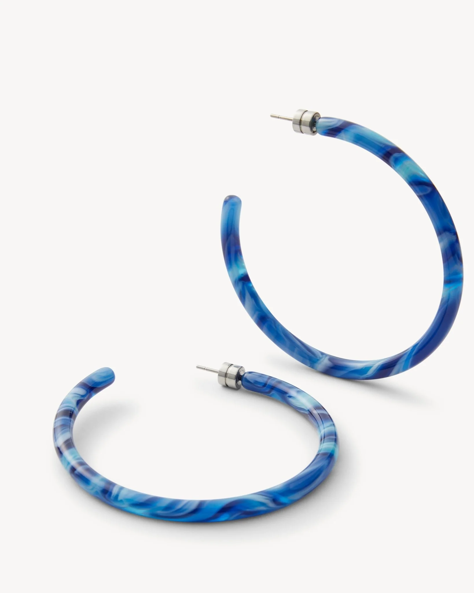 Large Hoops in Capri - Image 3