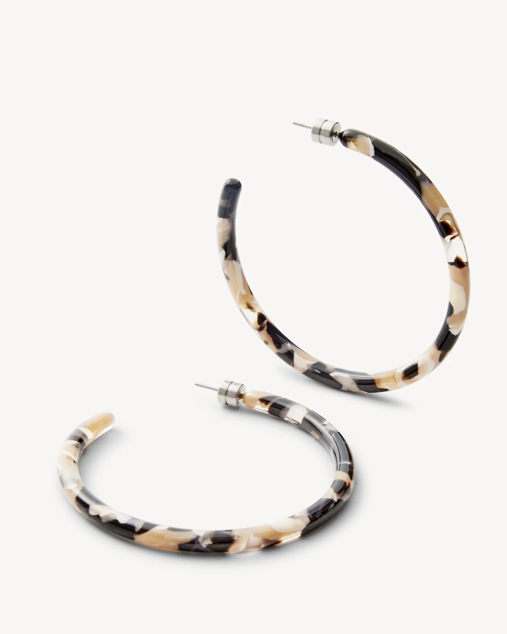 Large Hoops in Abalone - Image 3