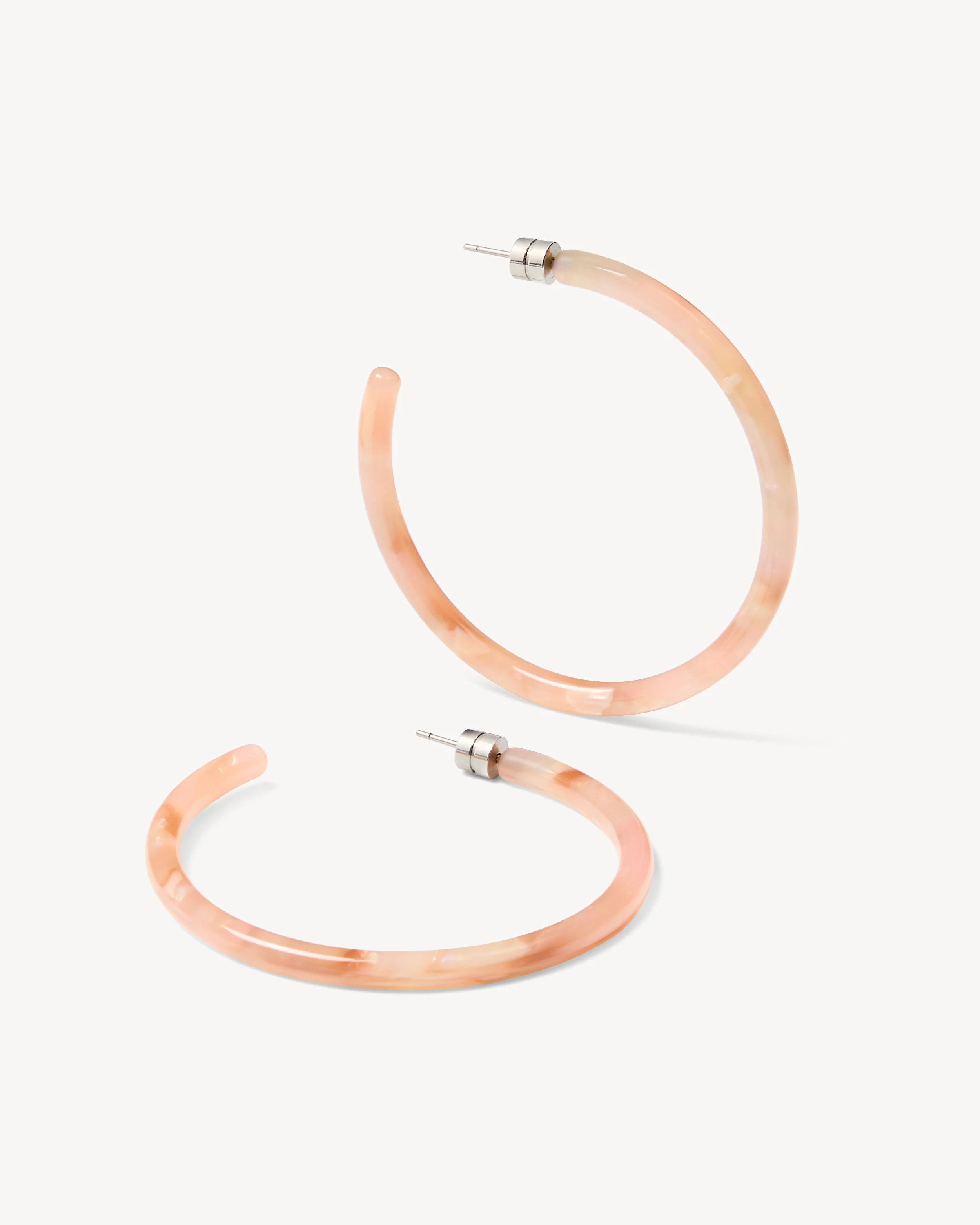 Large Hoops in Blossom - Image 3