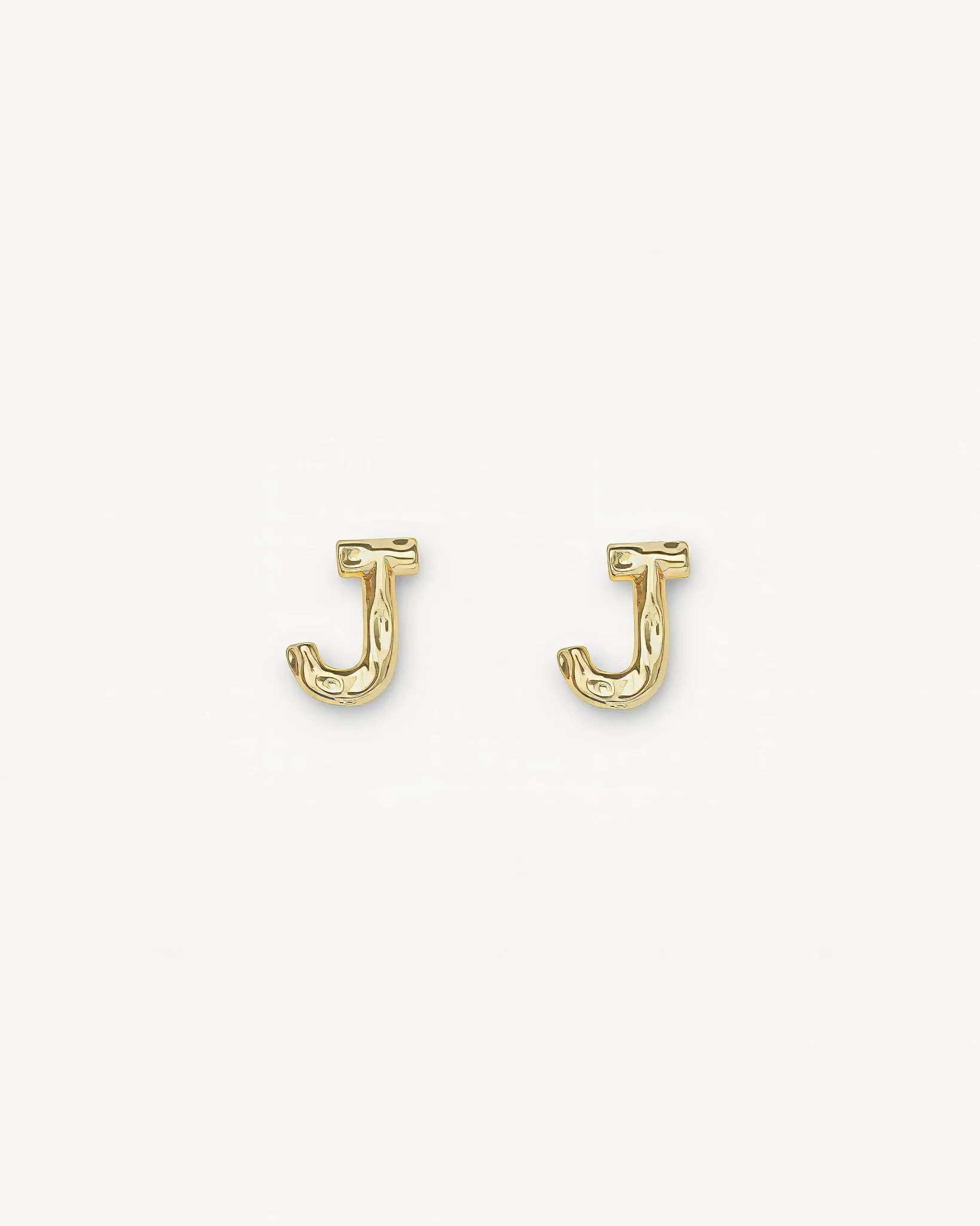 Monogram Studs in Gold - Image 10