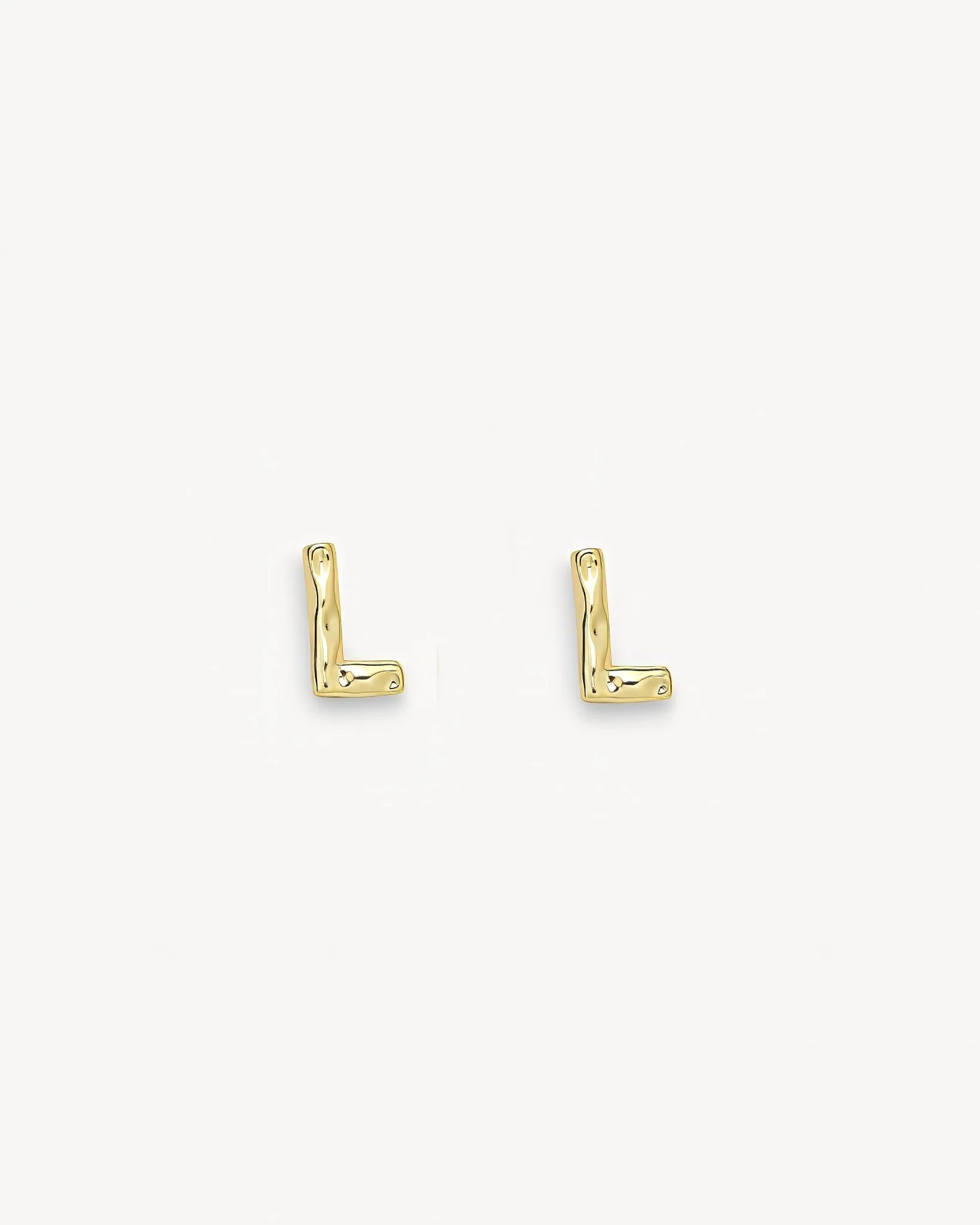 Monogram Studs in Gold - Image 12