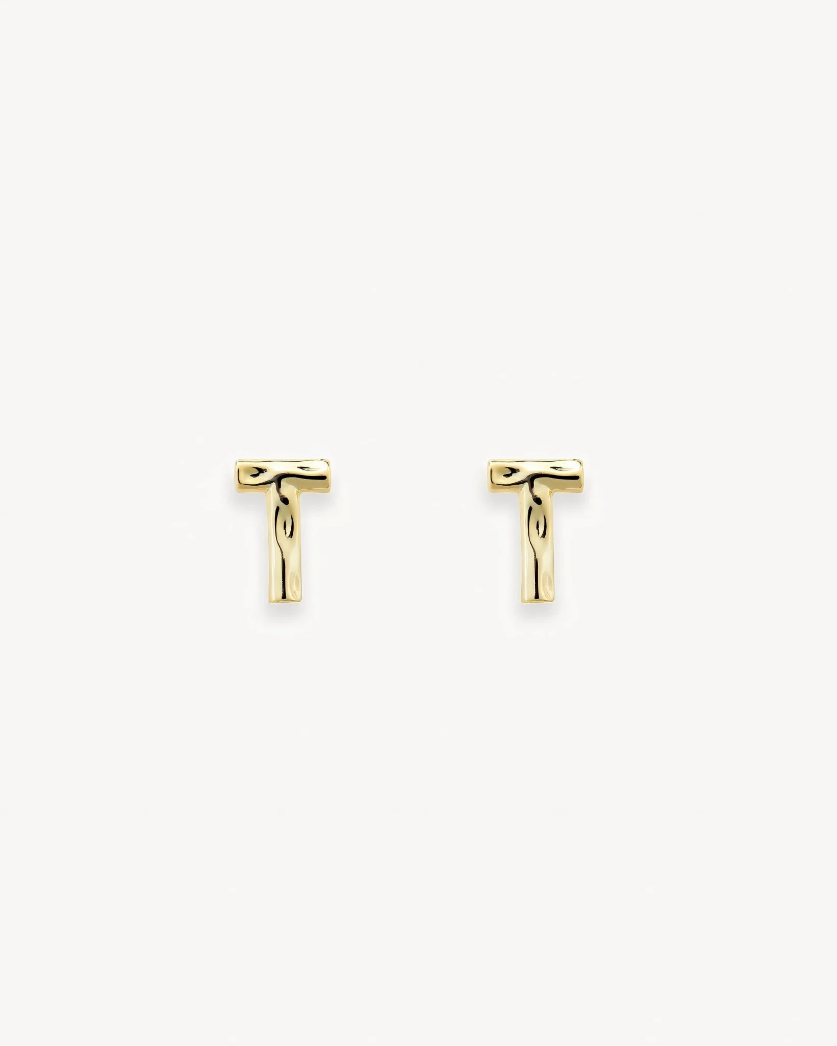 Monogram Studs in Gold - Image 16