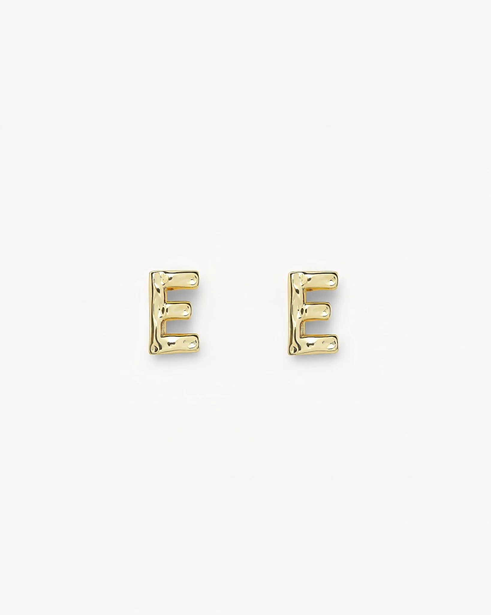 Monogram Studs in Gold - Image 8