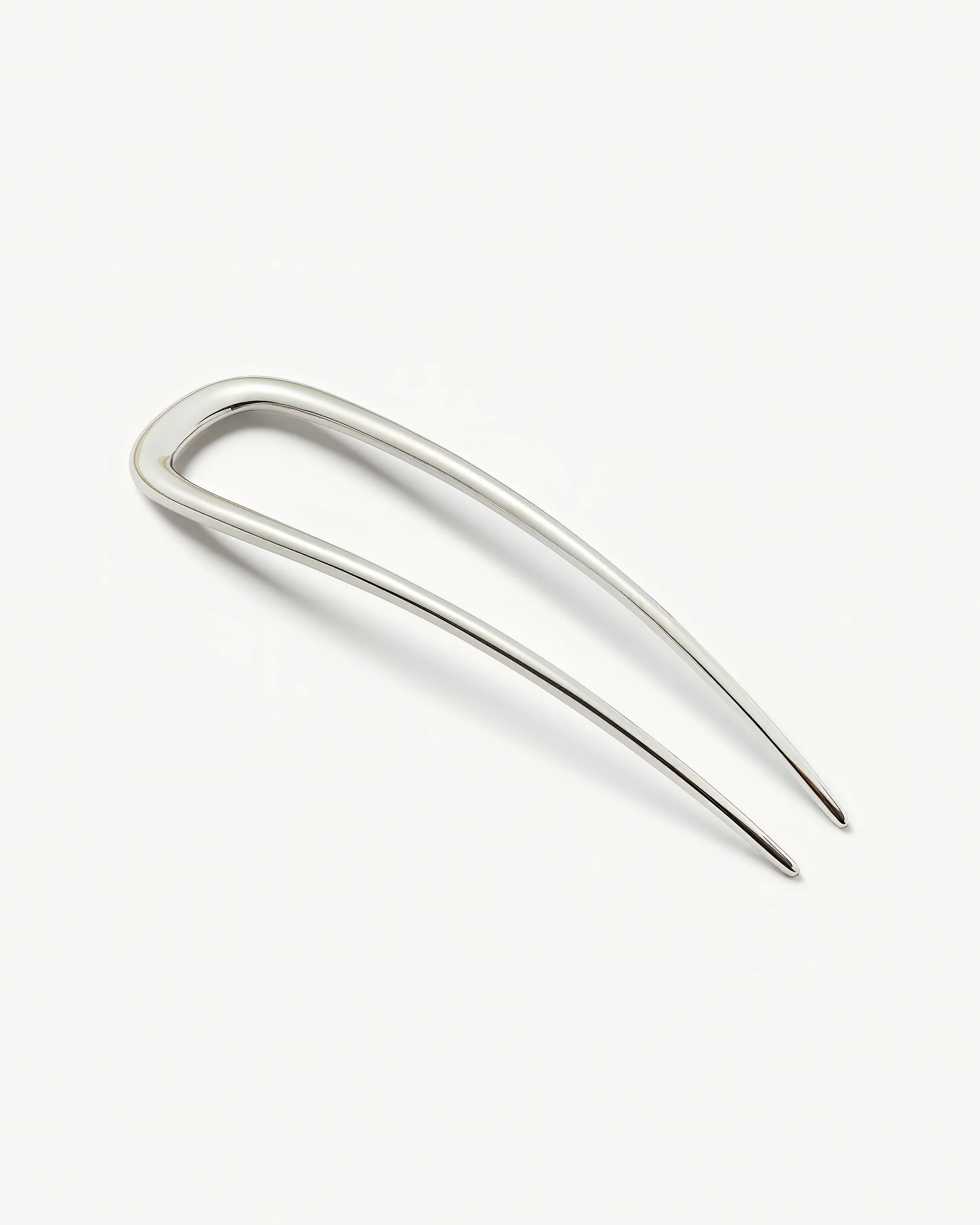 Midi French Hair Pin in Silver - Image 3