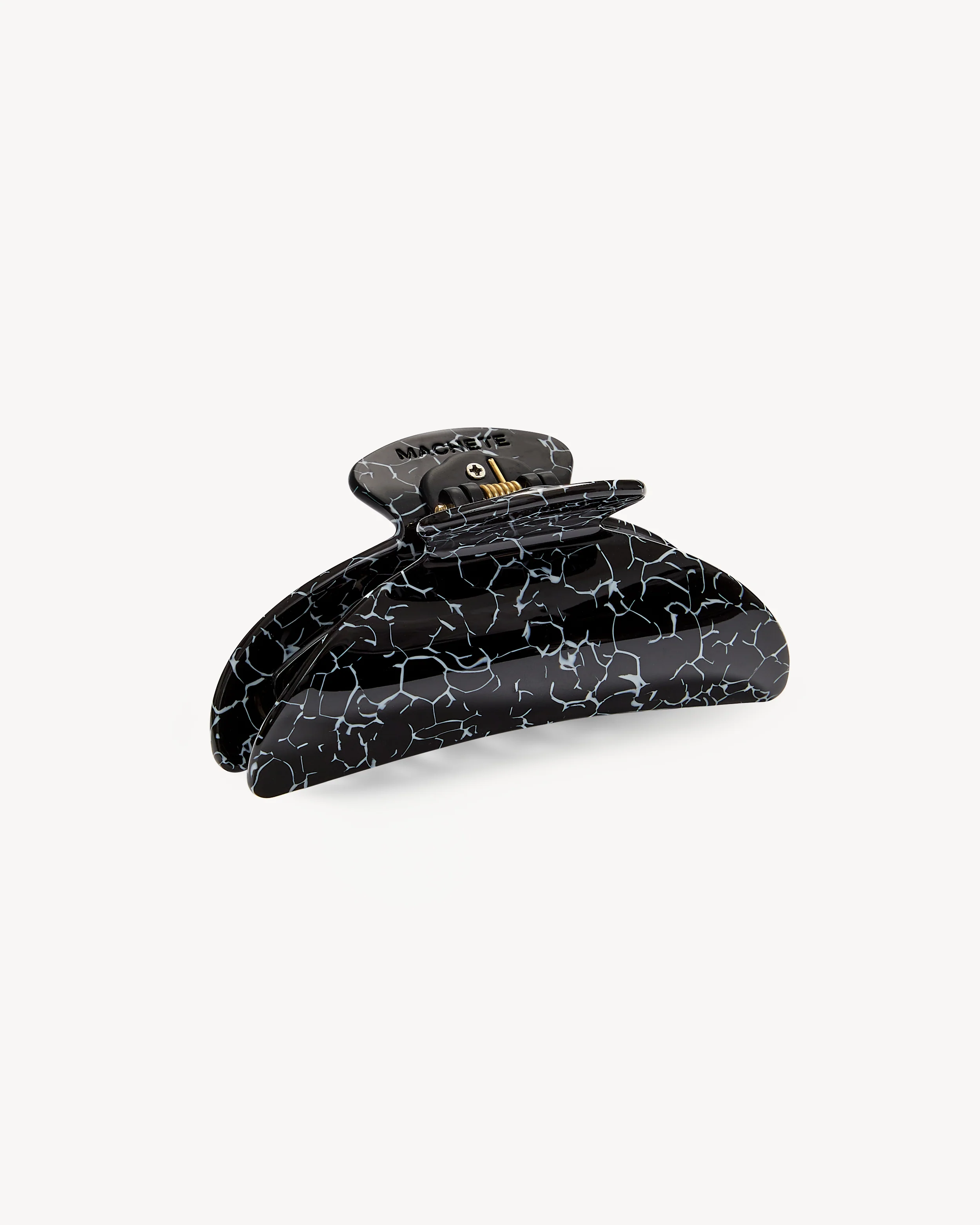 Midi Heirloom Claw in Black Marble - Image 2