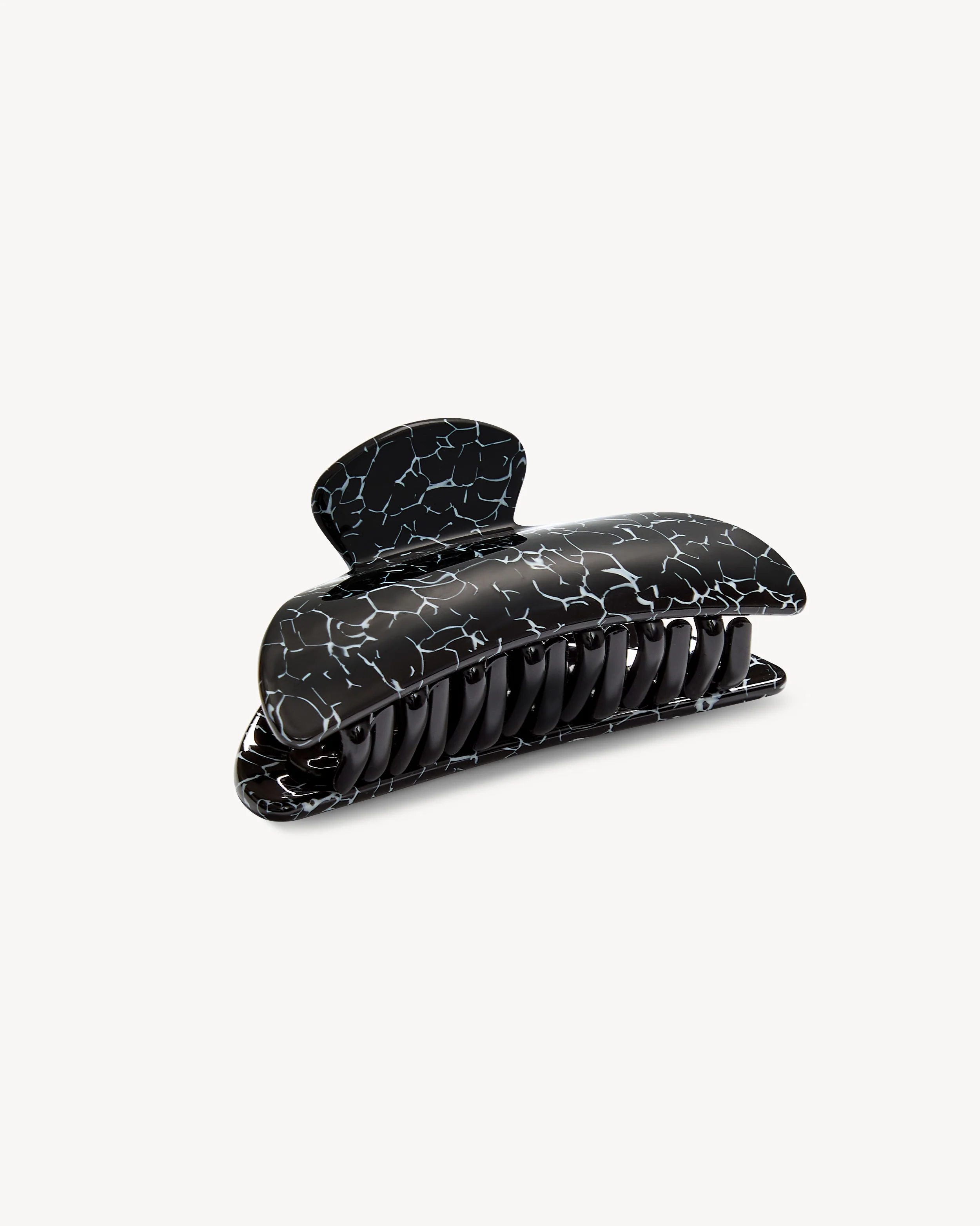 Midi Heirloom Claw in Black Marble - Image 3