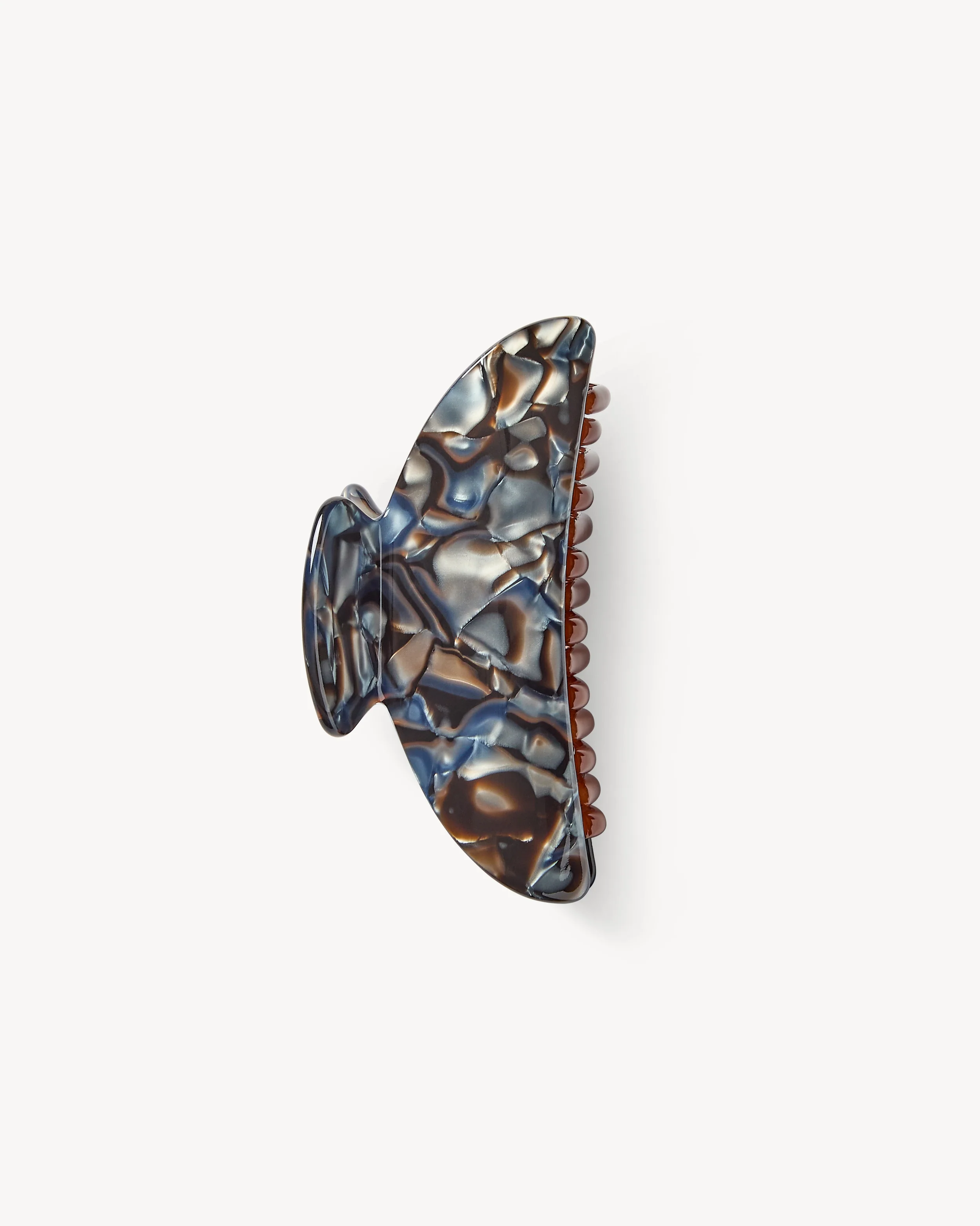 Midi Heirloom Claw in Blue Horn