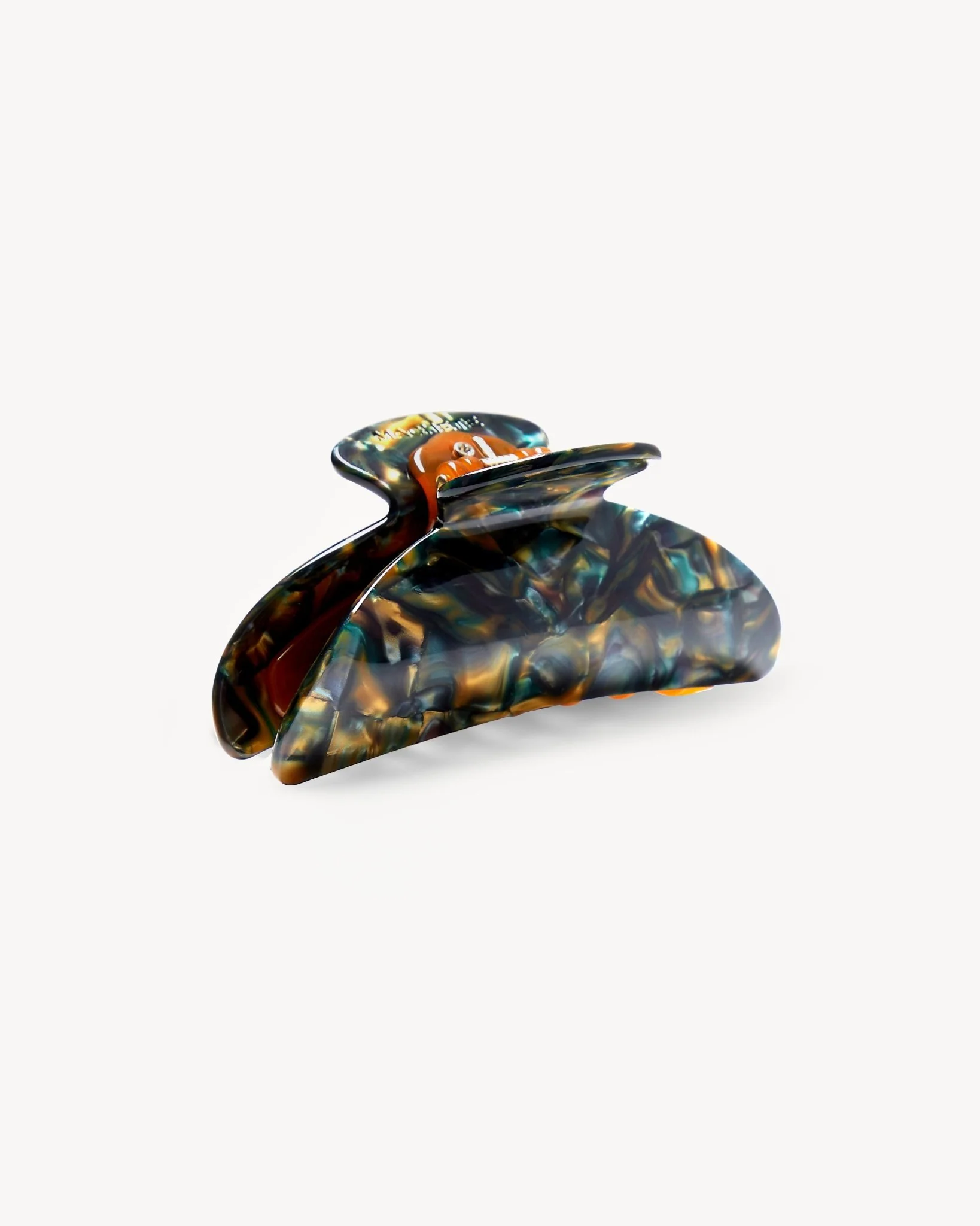 Midi Heirloom Claw in Green Tortoise - Image 2