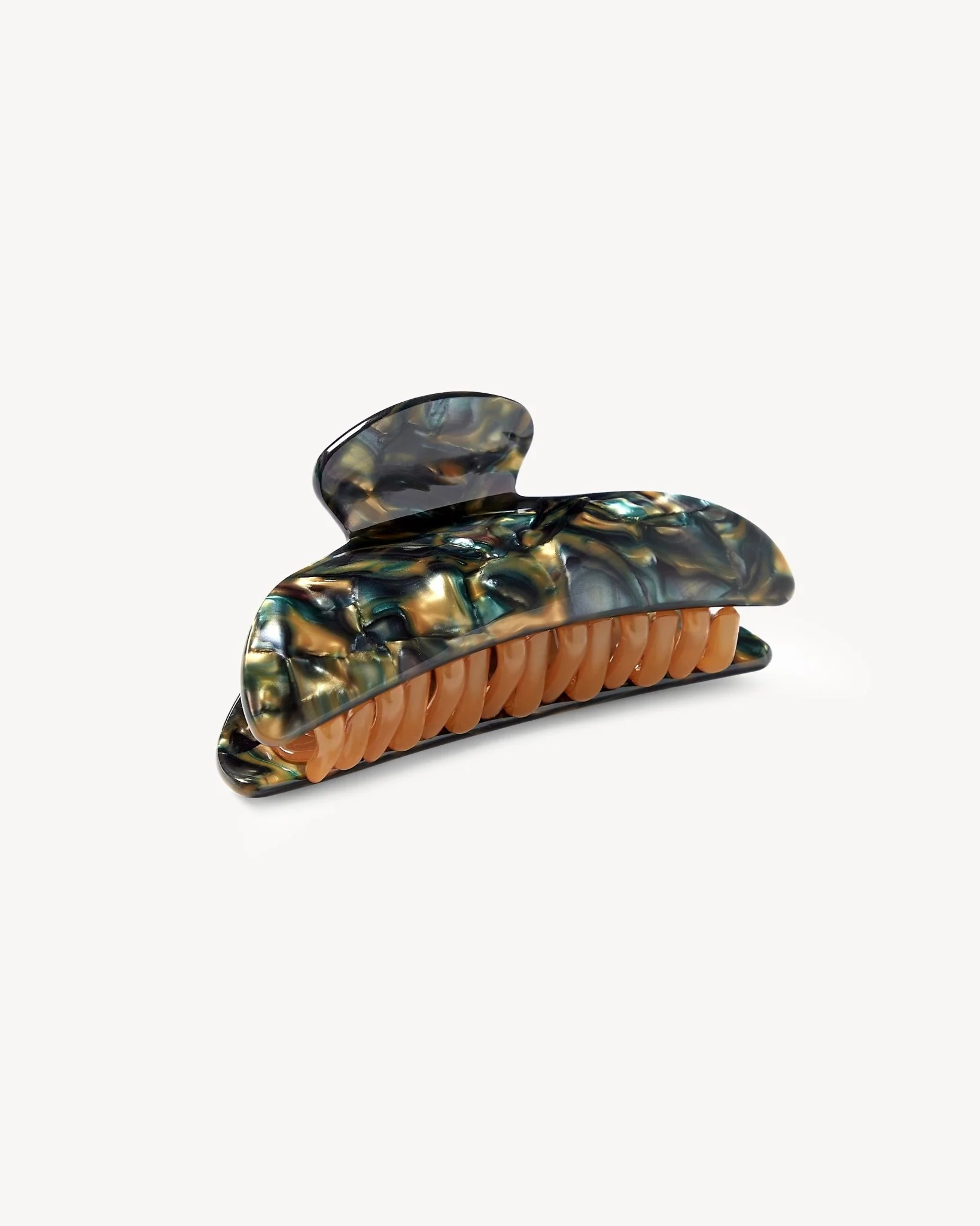 Midi Heirloom Claw in Green Tortoise - Image 3
