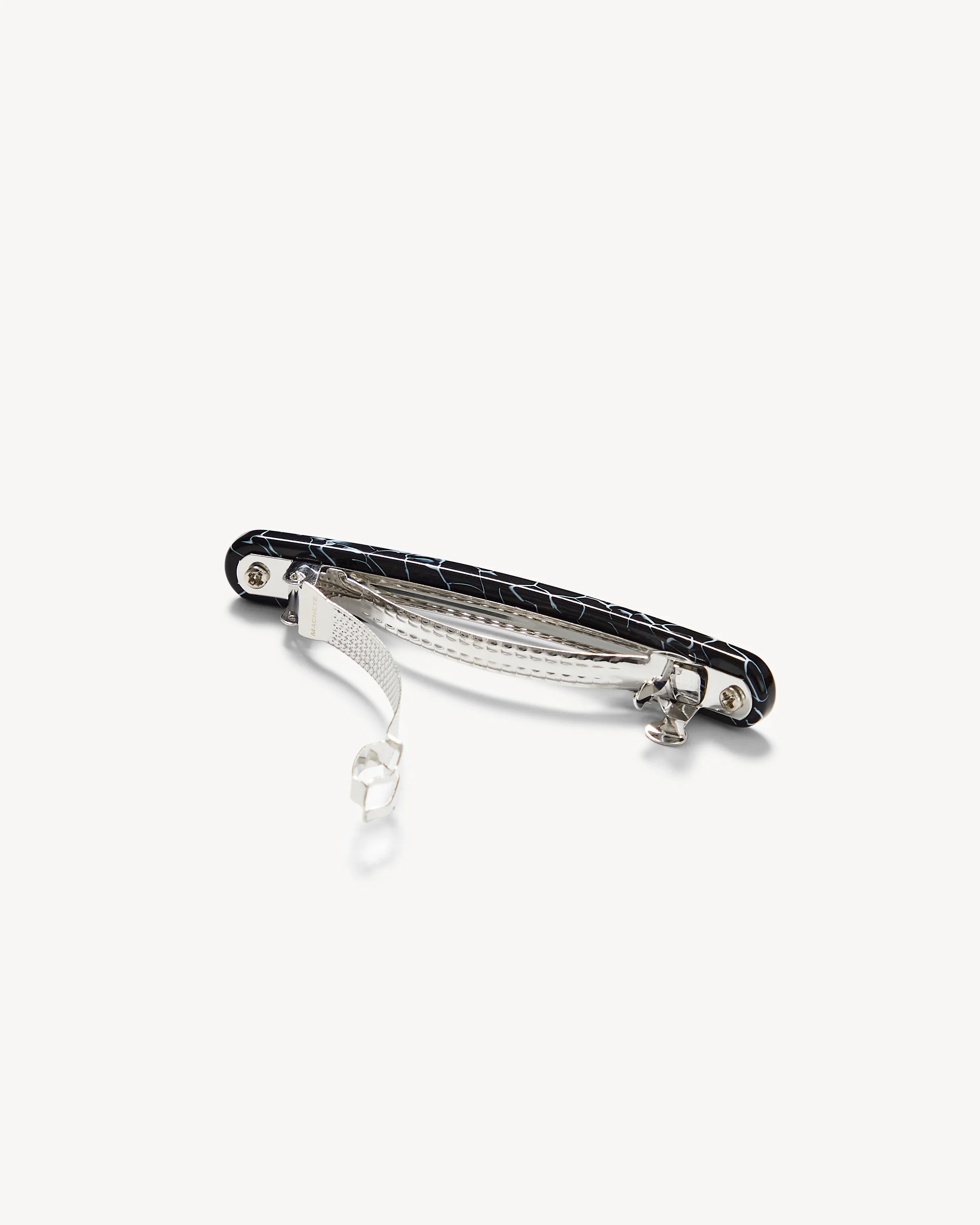 Midi Paris Barrette in Black Marble - Image 2