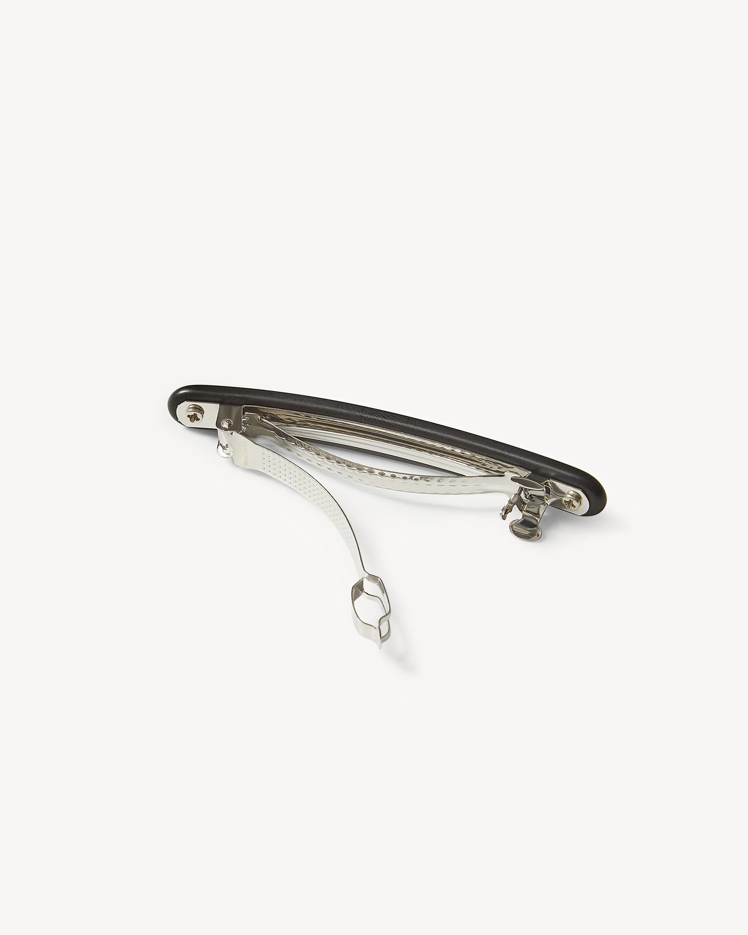 Midi Paris Barrette in Black Matte - Image 2