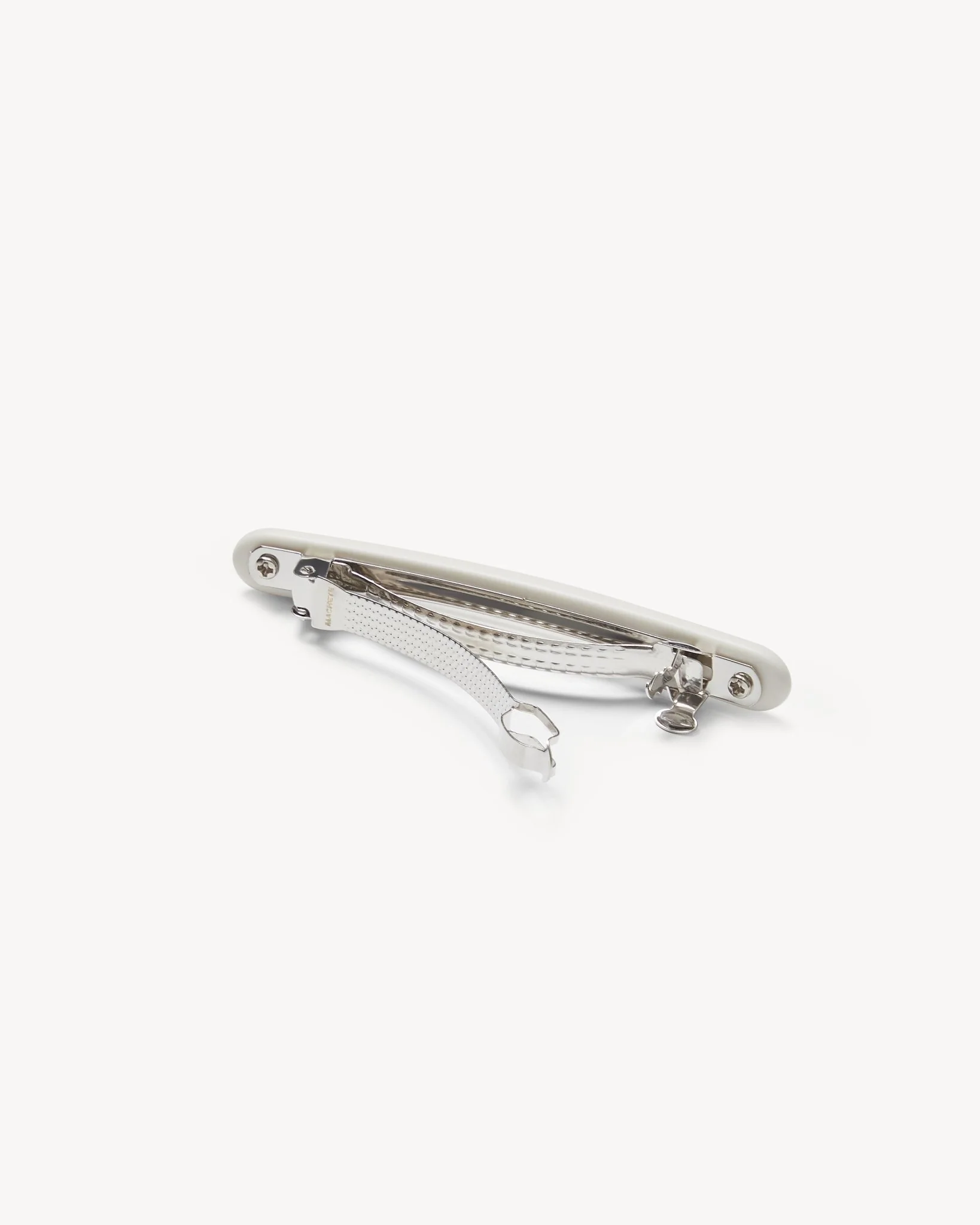 Midi Paris Barrette in White Matte - Image 2