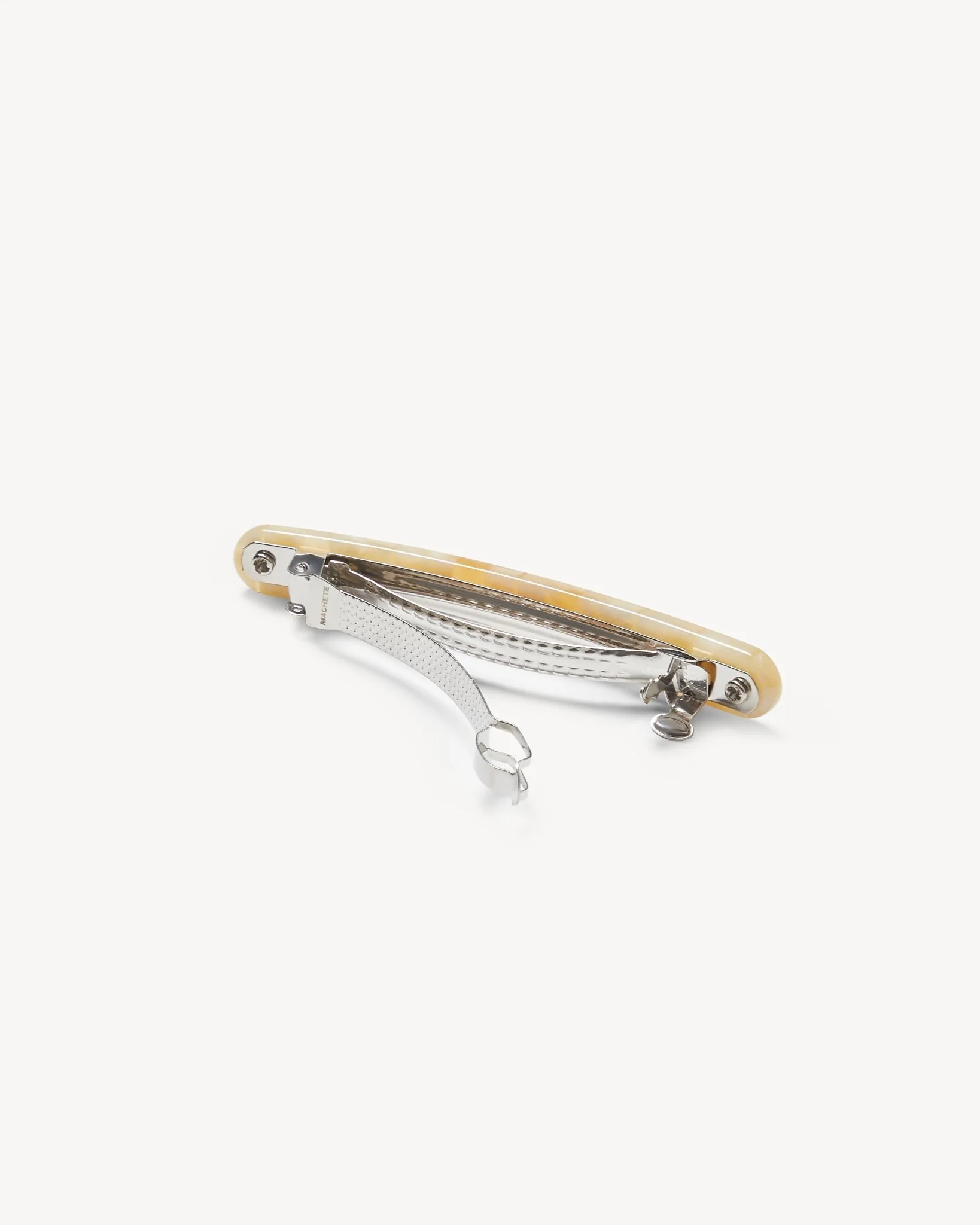 Midi Paris Barrette in Sea Shell Checker - Image 2
