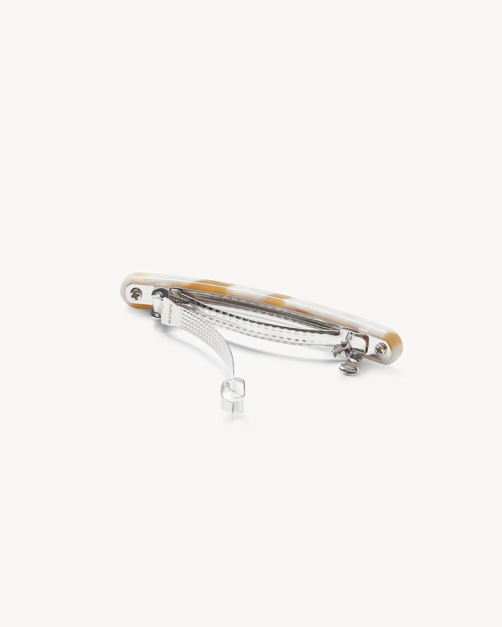Midi Paris Barrette in Taupe Shell - Image 2