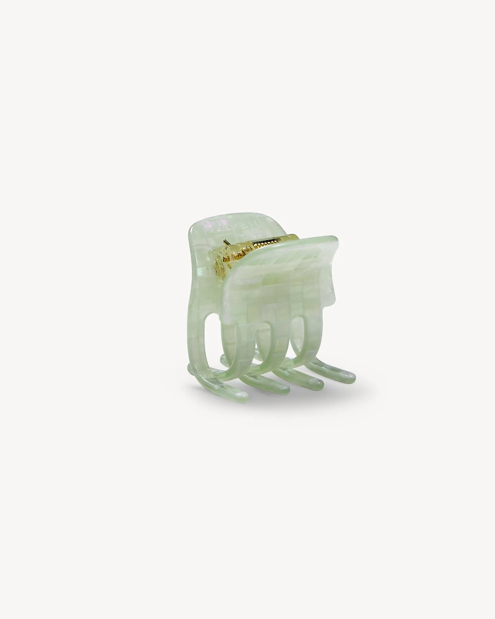 Mini Claw in Mint Shell Checker - Image 3