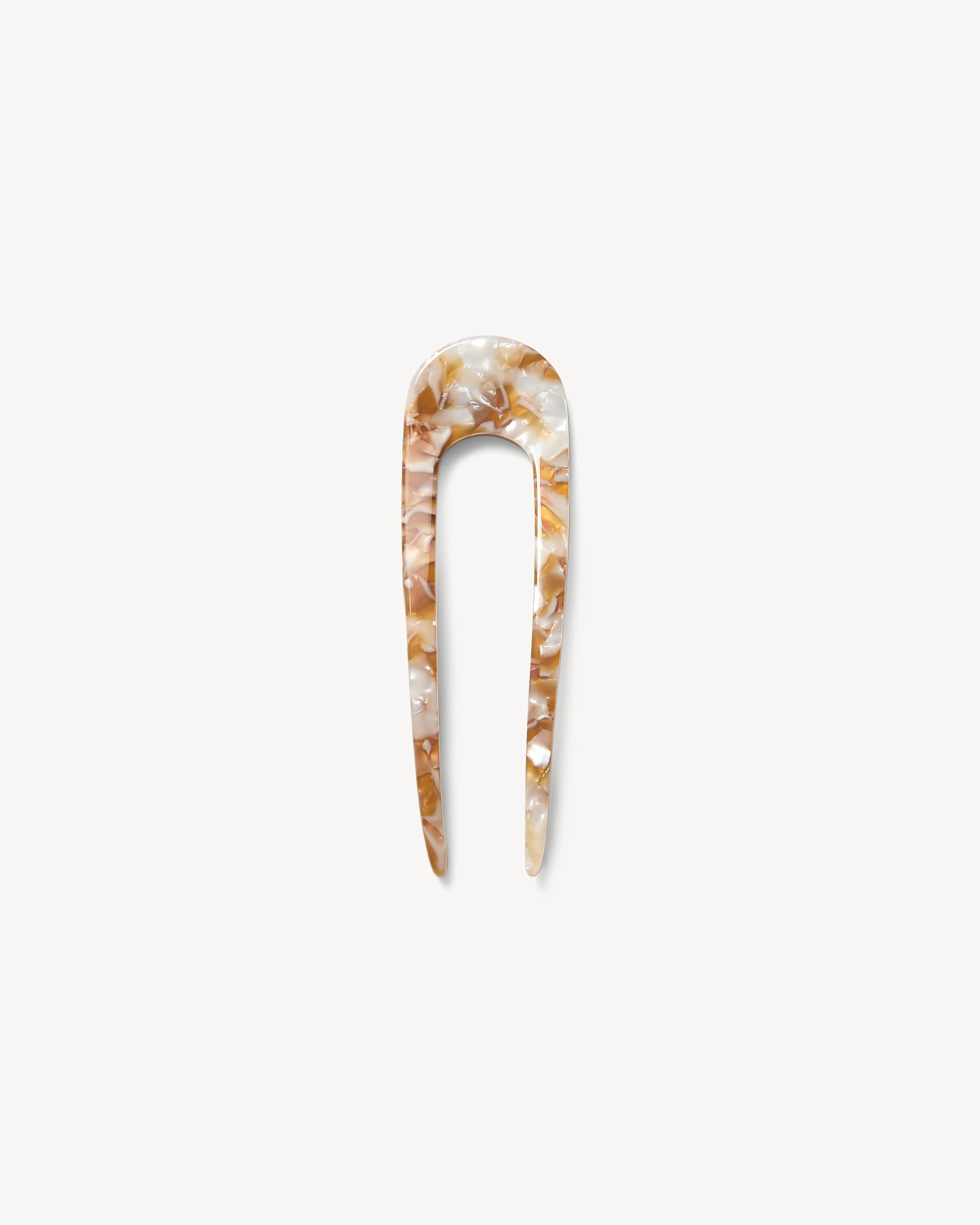 Mini French Hair Pin in Baja Tortoise