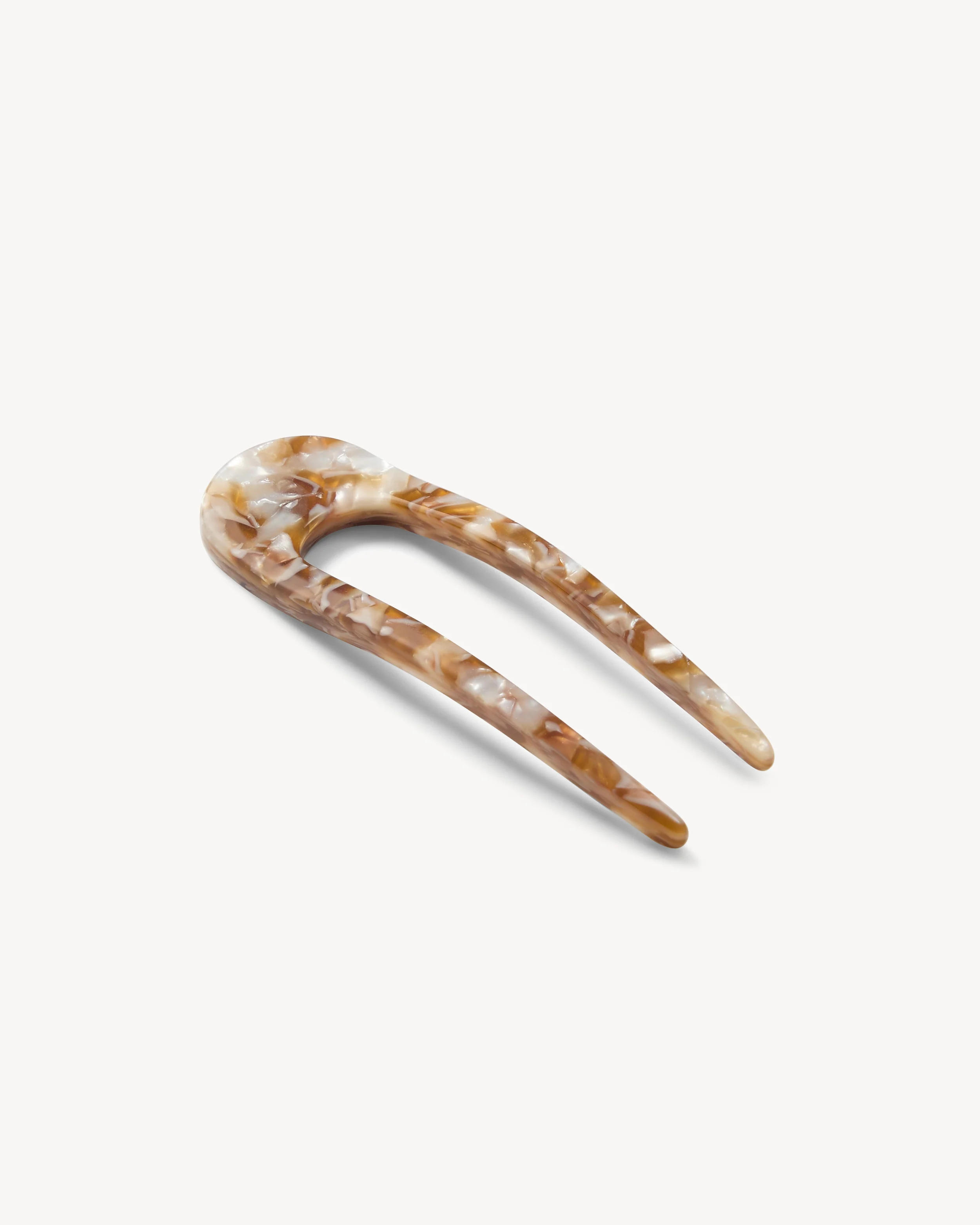 Mini French Hair Pin in Baja Tortoise - Image 2