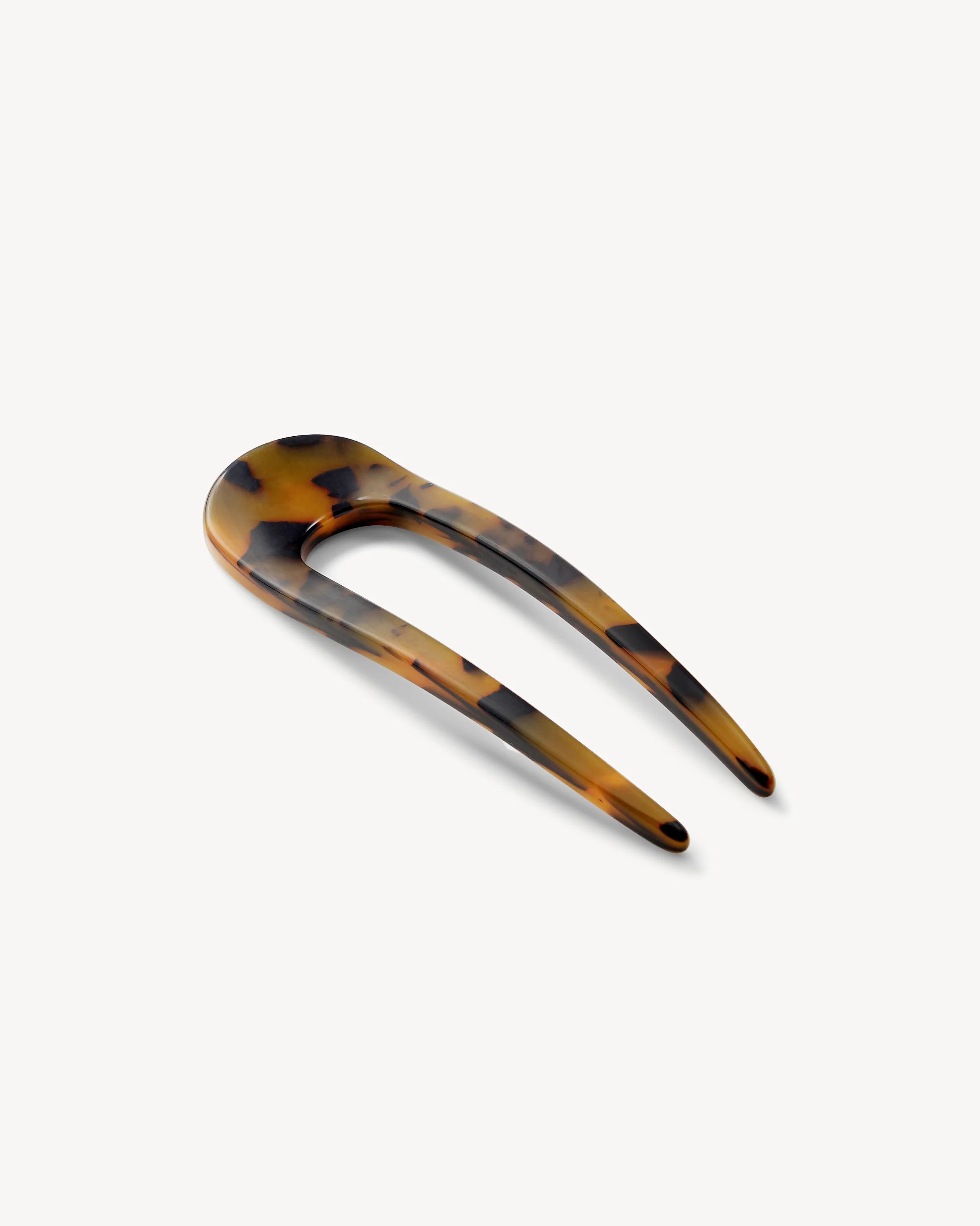 Mini French Hair Pin in Classic Tortoise - Image 2