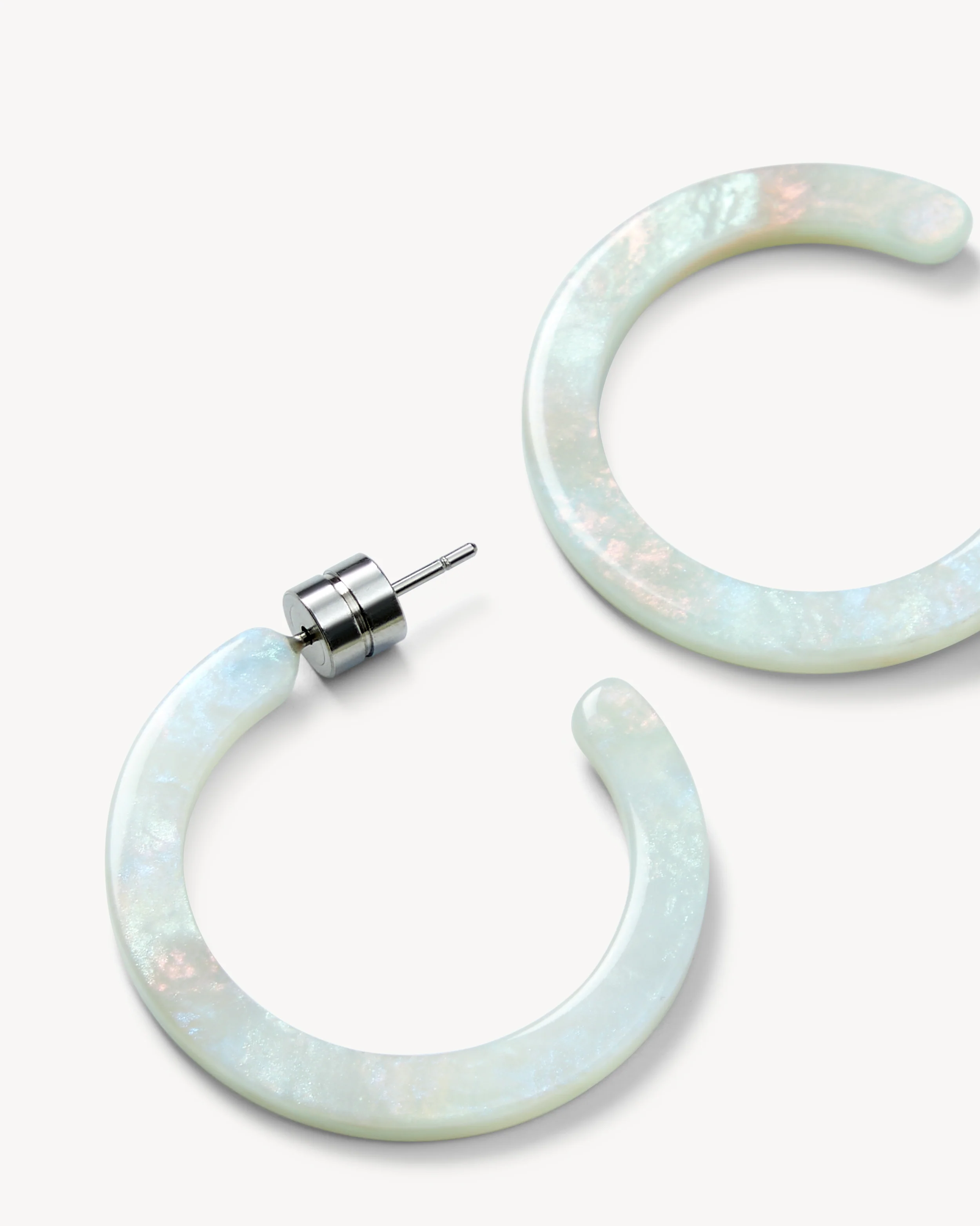 Mini Hoops in Astral Mint - Image 2