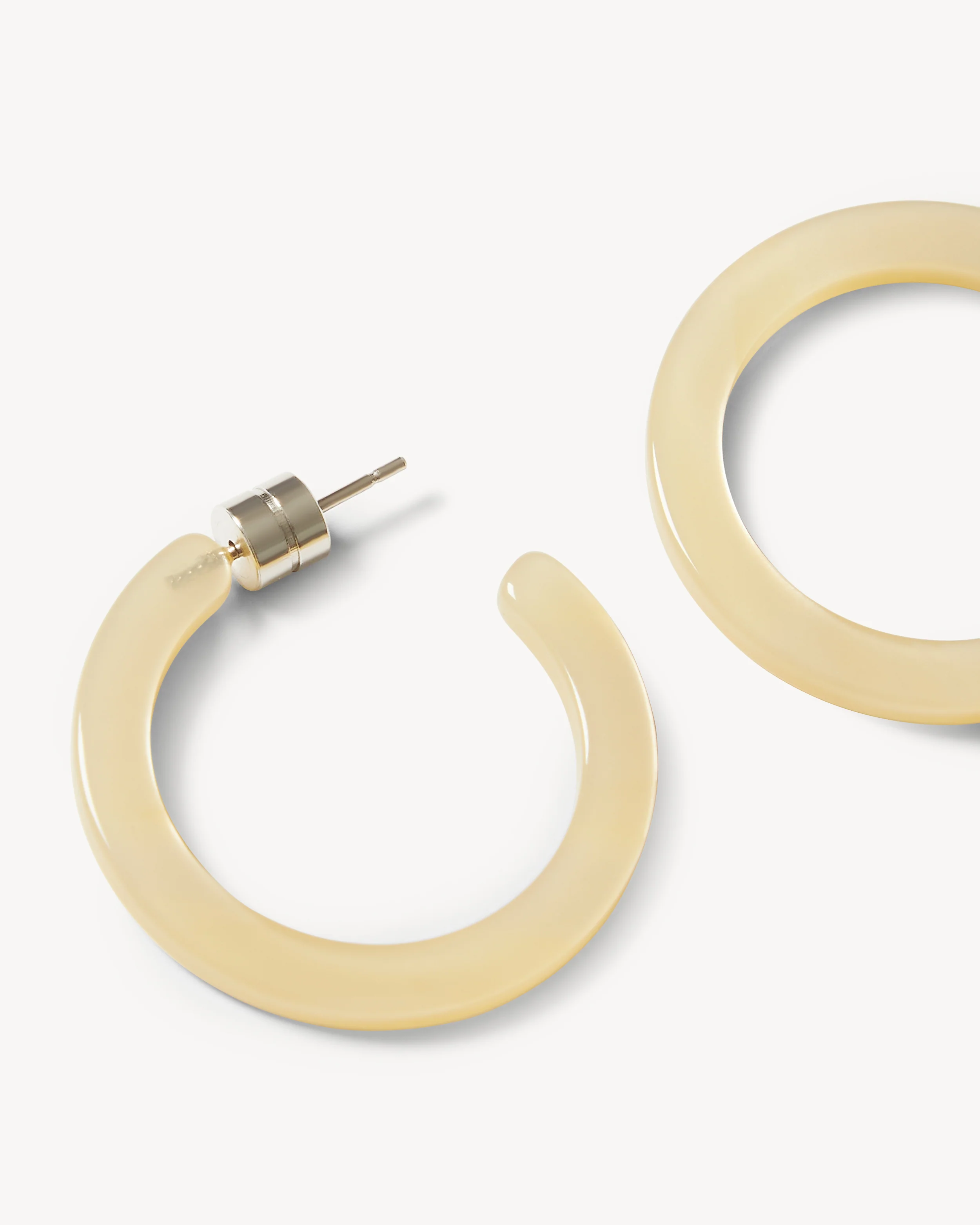 Mini Hoops in Citrine - Image 2
