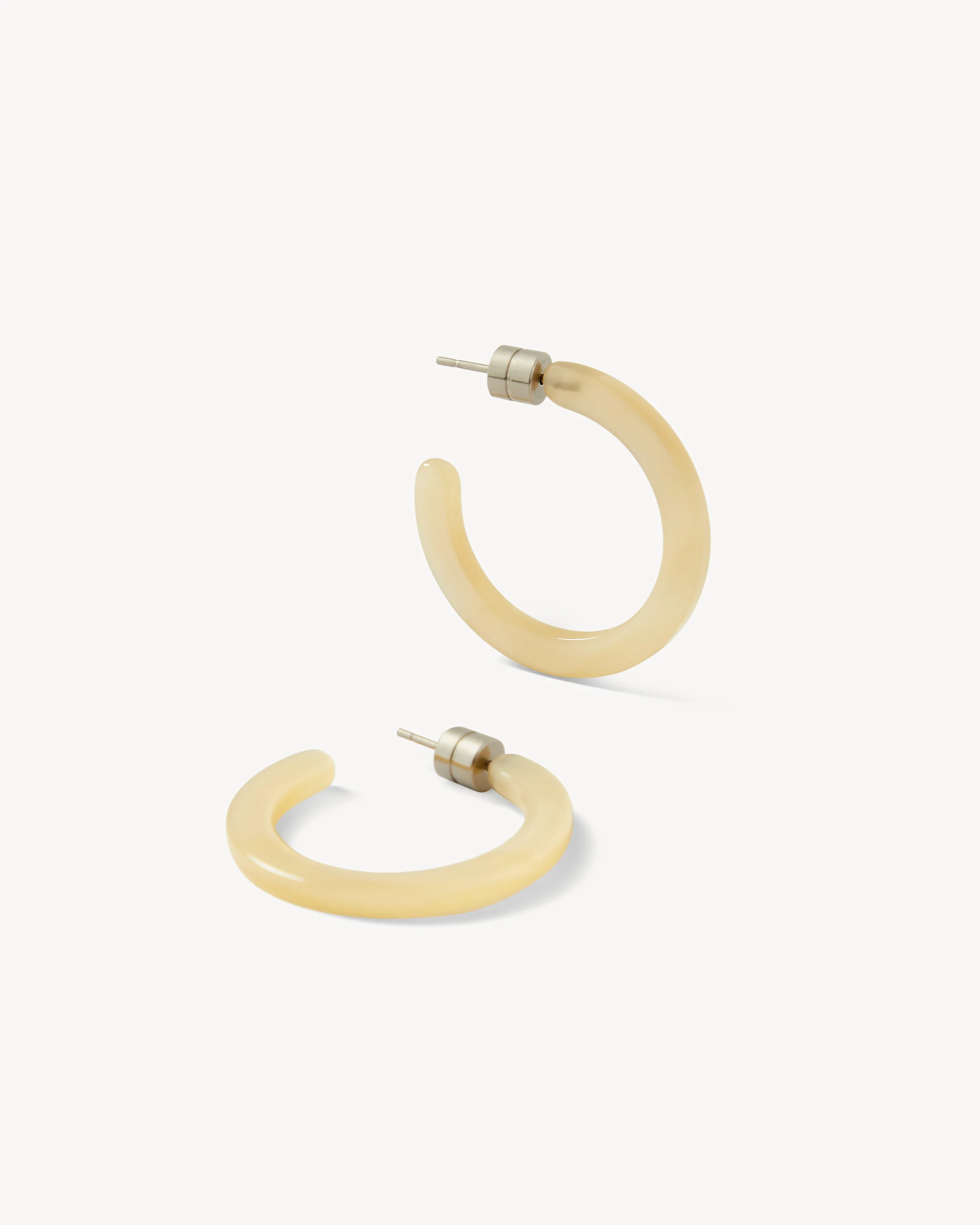 Mini Hoops in Citrine - Image 3