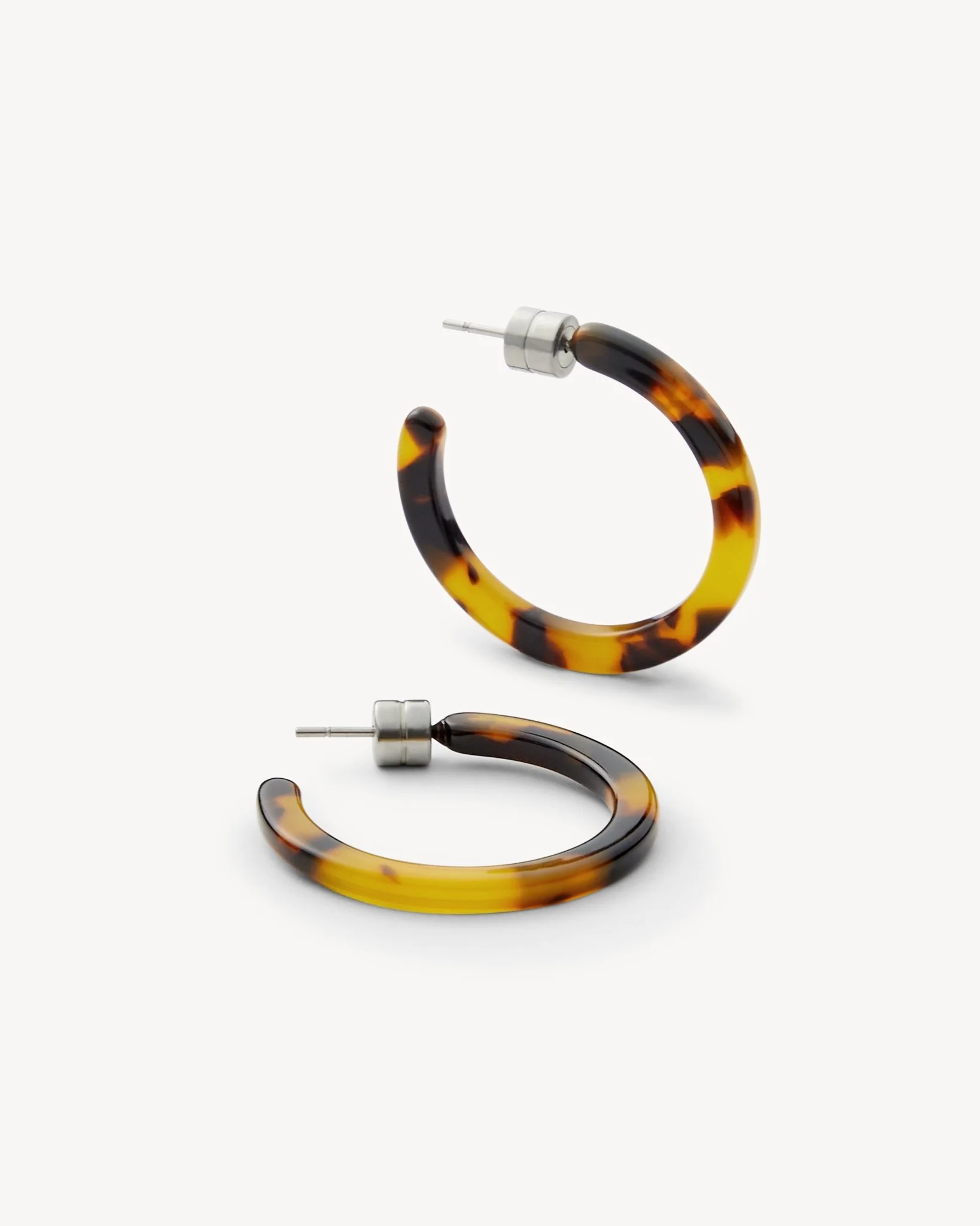 Mini Hoops in Classic Tortoise - Image 4