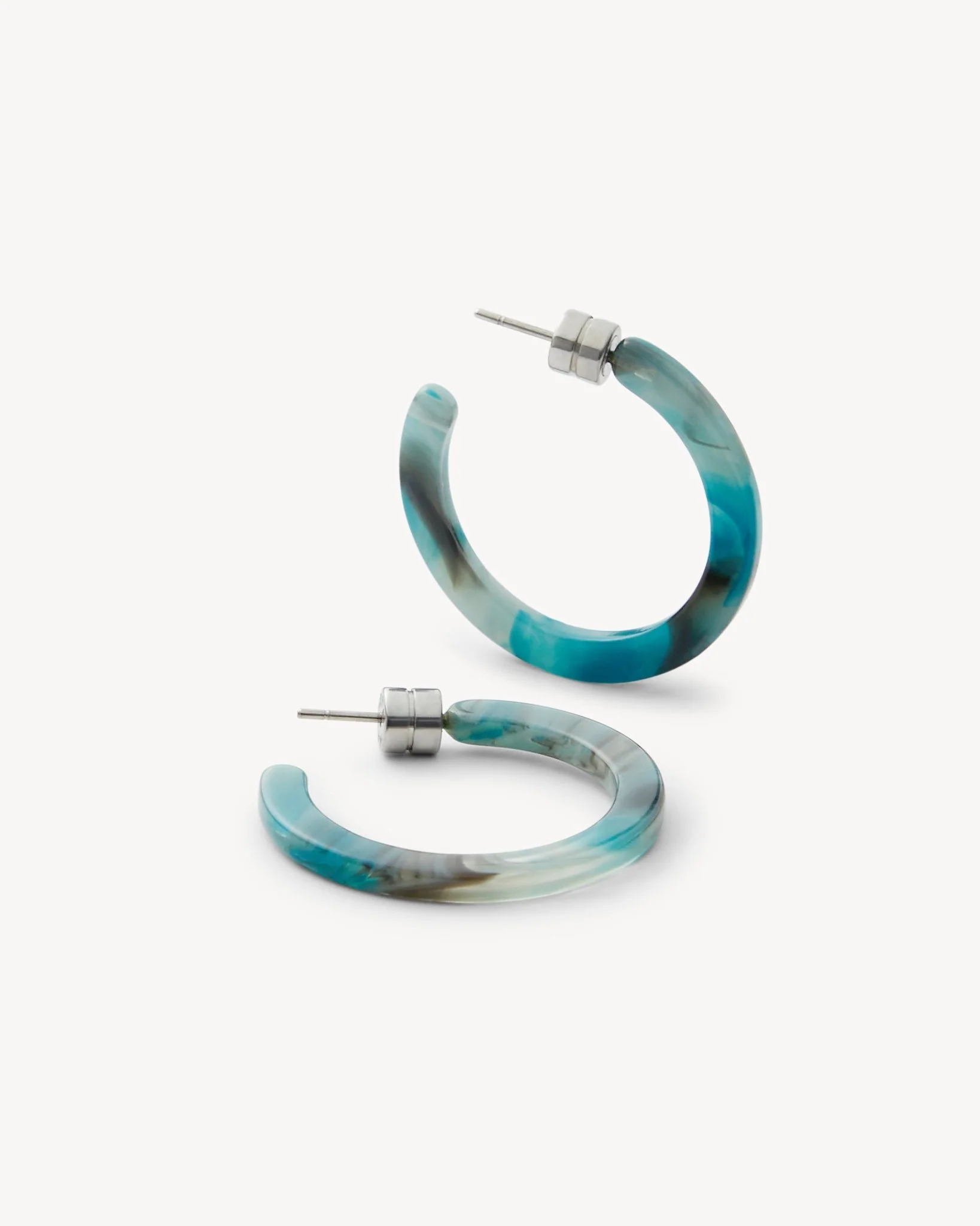 Mini Hoops in Jadeite - Image 3