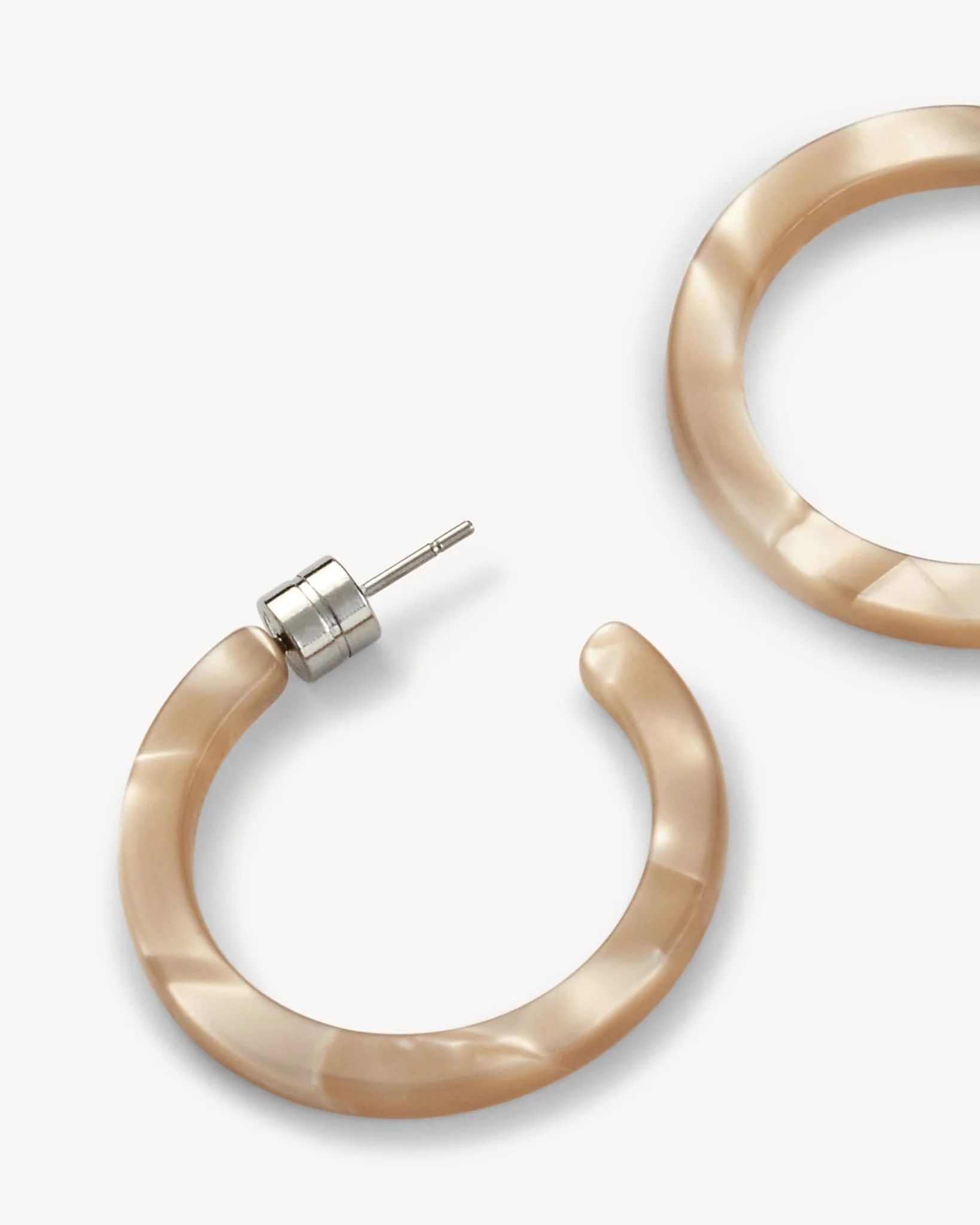 Mini Hoops in Sand Shell - Image 2