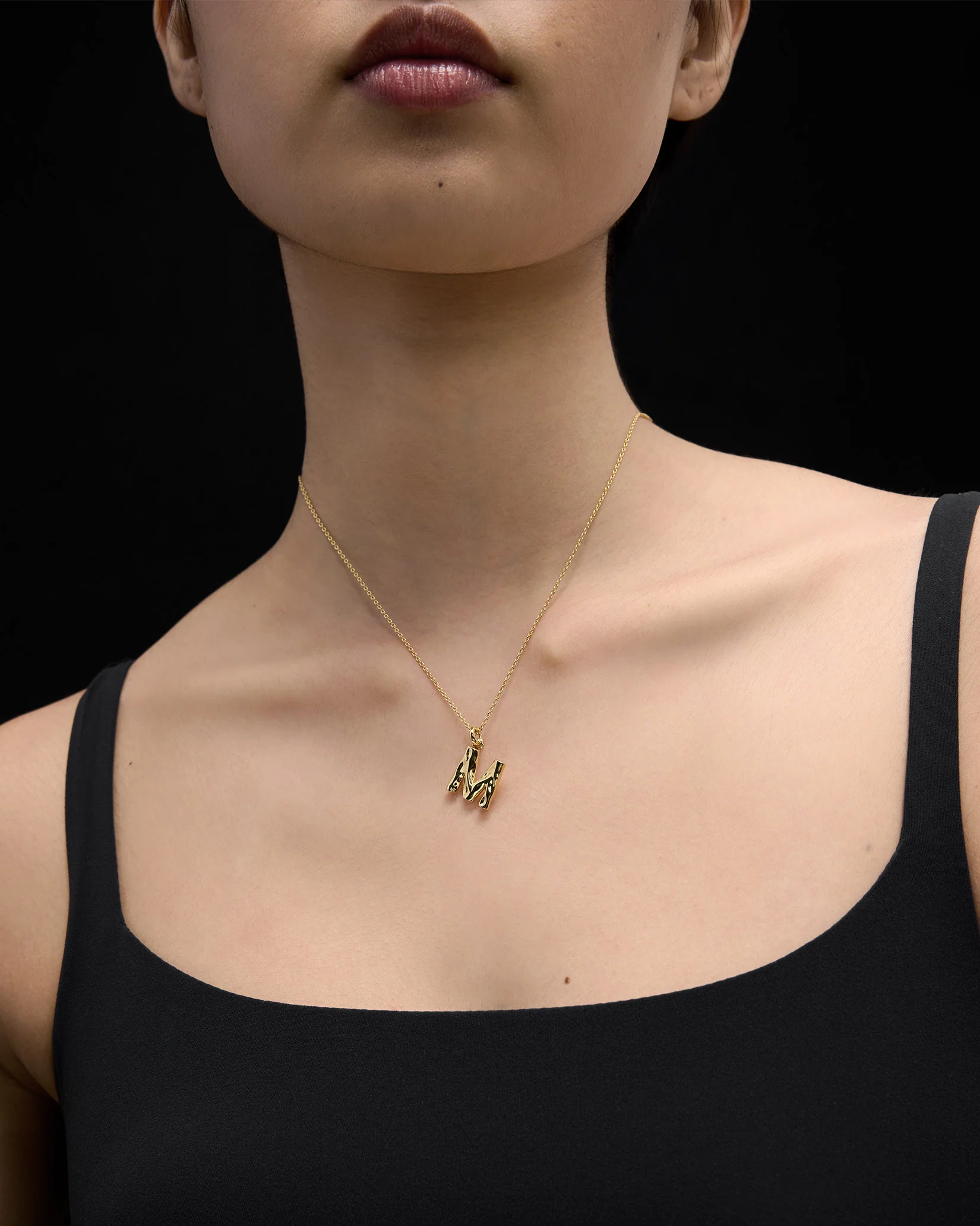 Monogram Necklace in Gold - Image 3