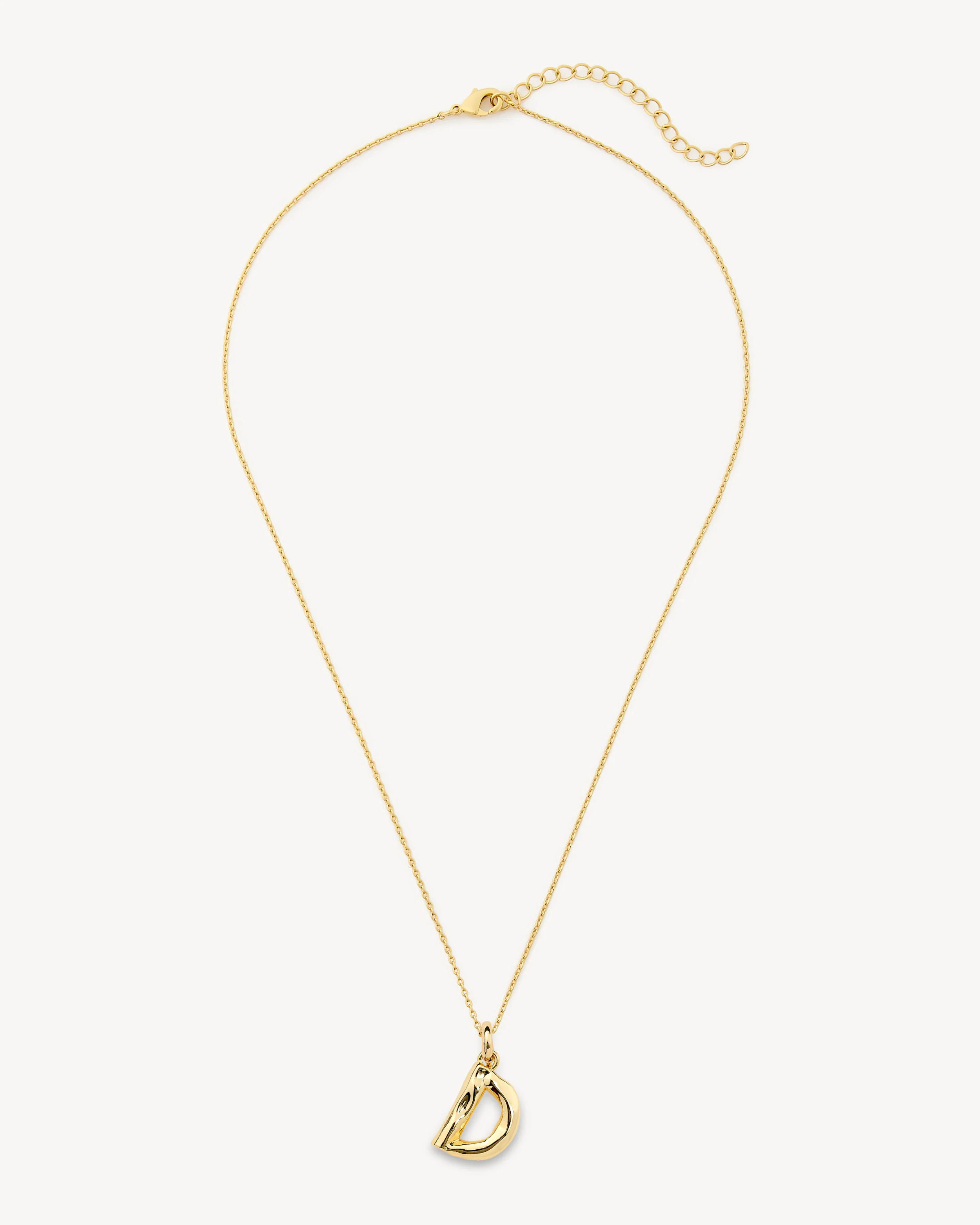 Monogram Necklace in Gold - Image 7