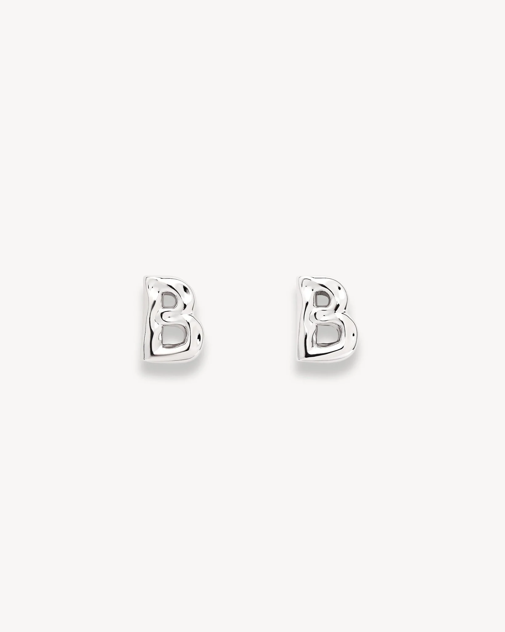 Monogram Studs in Silver - Image 13