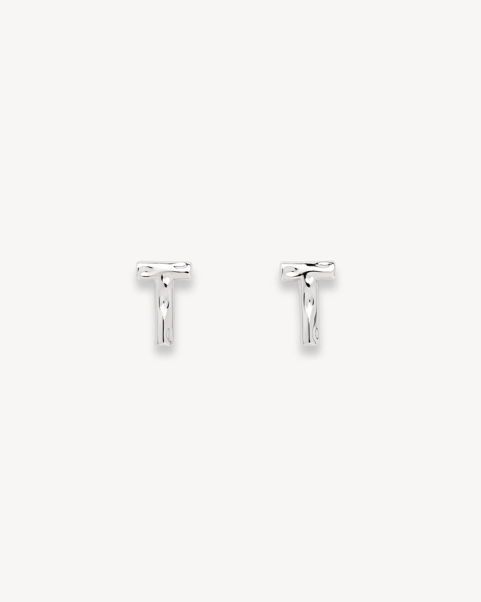Monogram Studs in Silver - Image 15