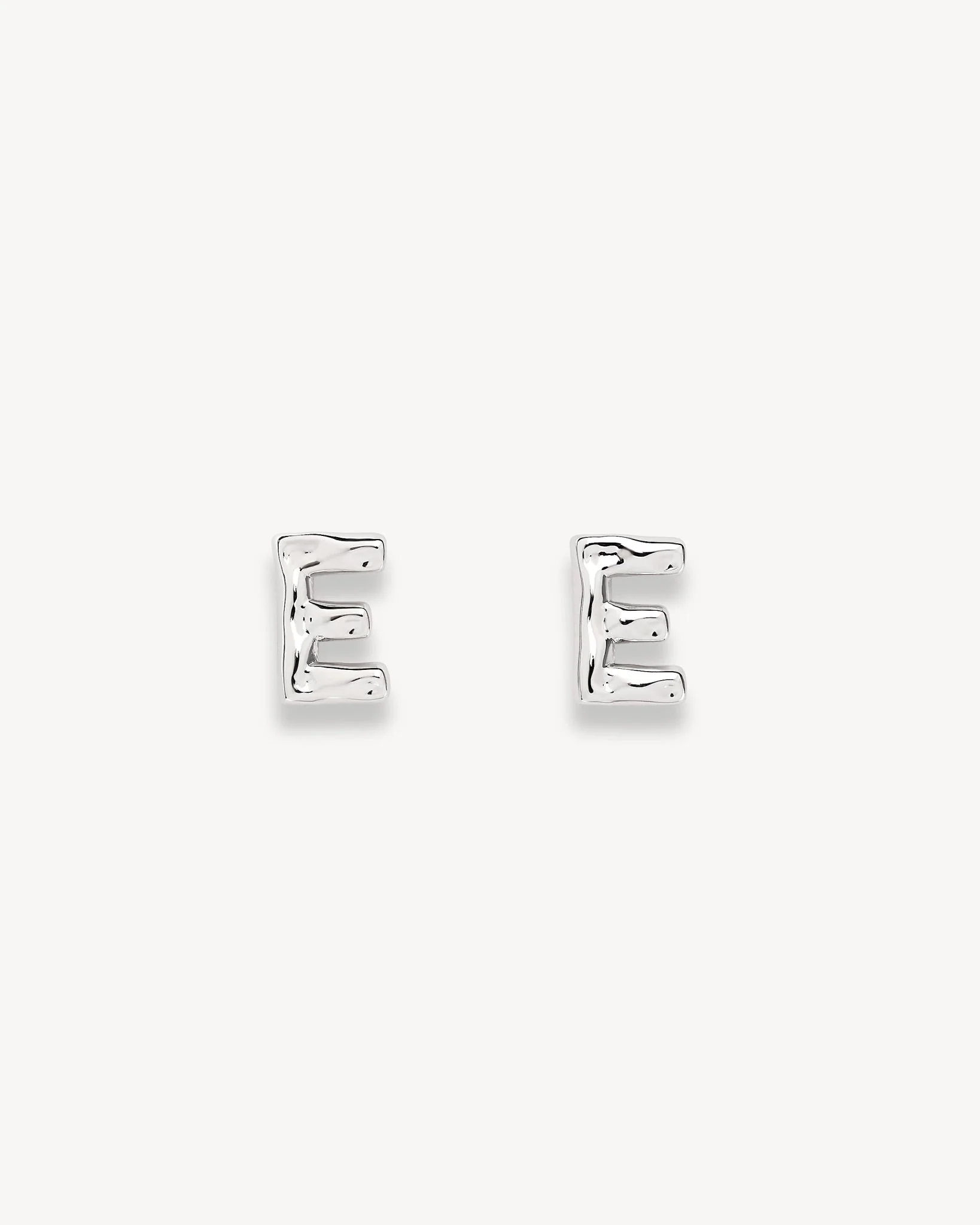 Monogram Studs in Silver - Image 6