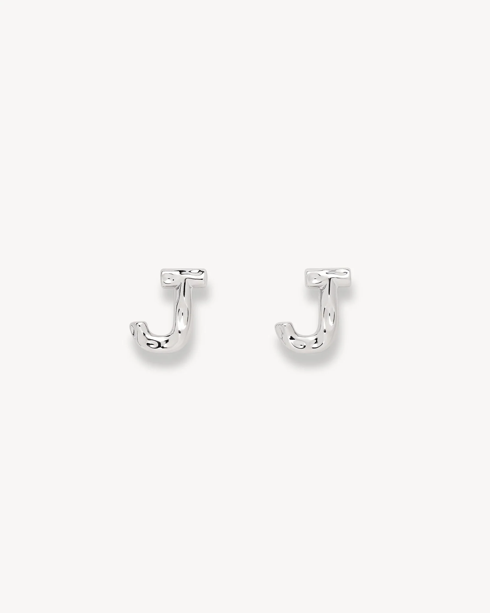 Monogram Studs in Silver - Image 7